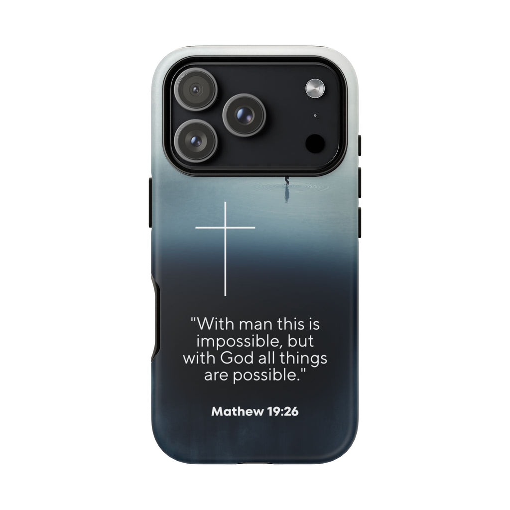 "All things possible" Tough Cases - The Original, Streetwear with purpose