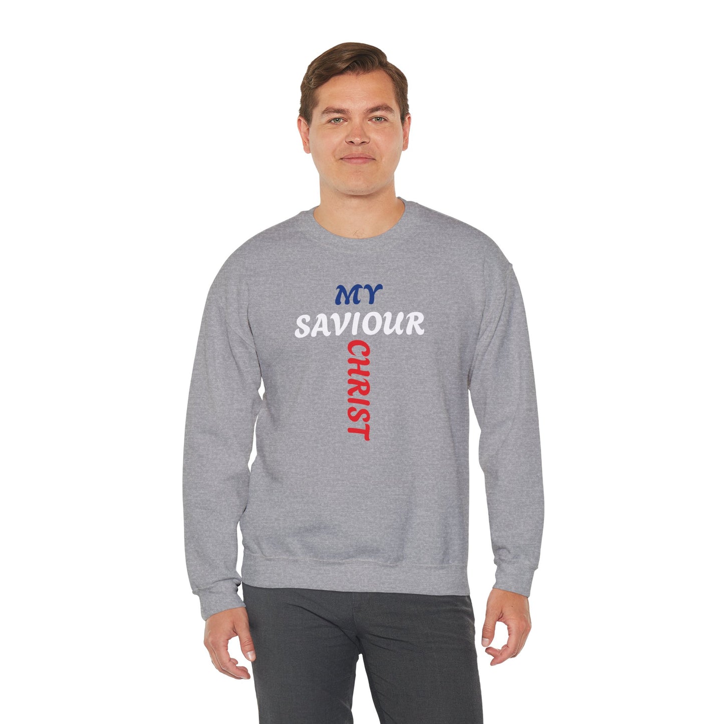 Born Again Christian Crewneck Sweatshirt - Unisex CROSS