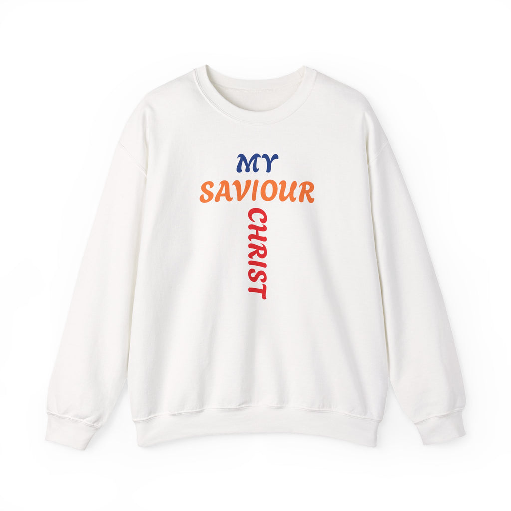 Sudadera con cuello redondo cristiana nacida de nuevo - Unisex CROSS