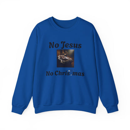 No Jesus No Christmas Crewneck Sweatshirt