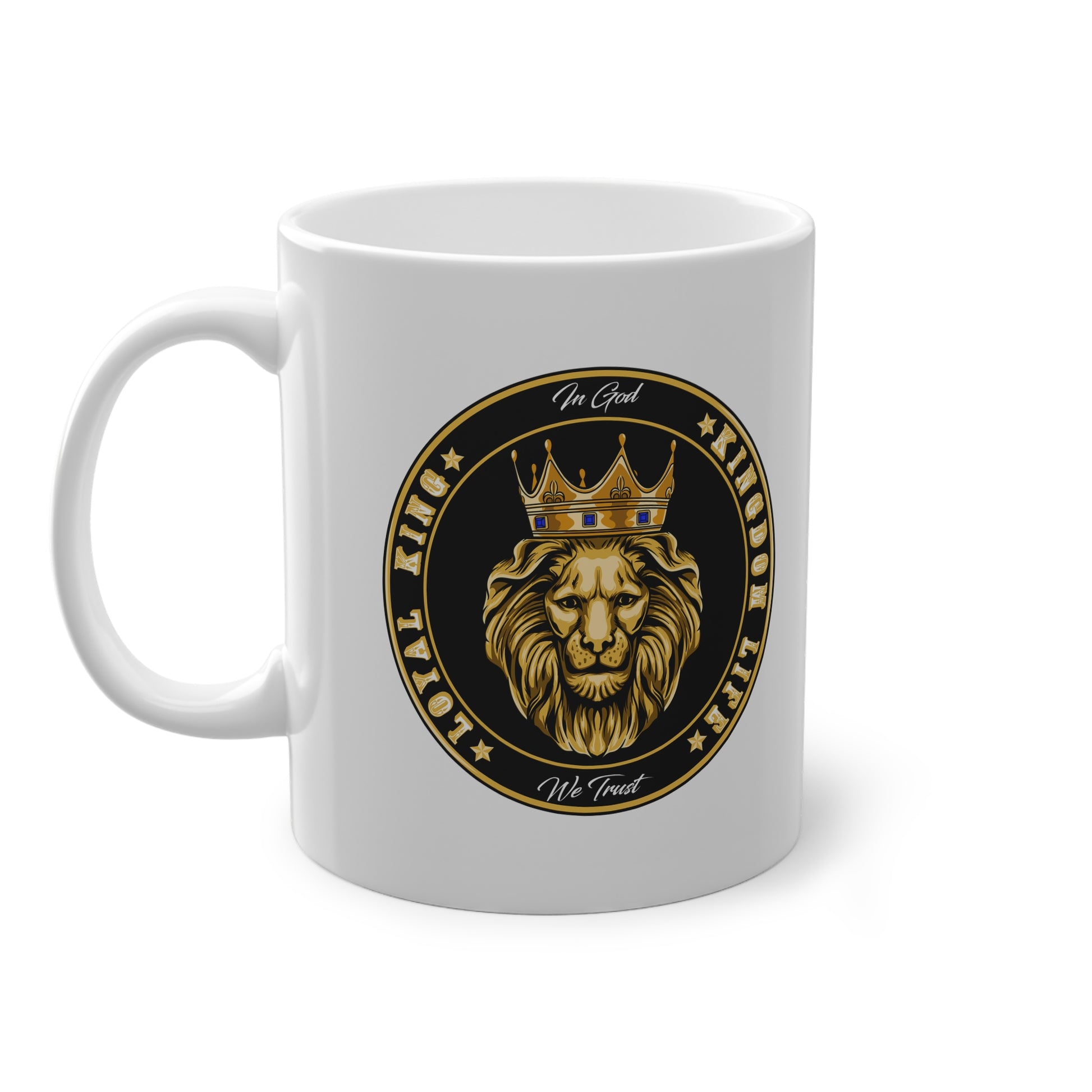 REY LEAL – Taza de cerámica blanca | La Original: vive la fe e inspira grandeza