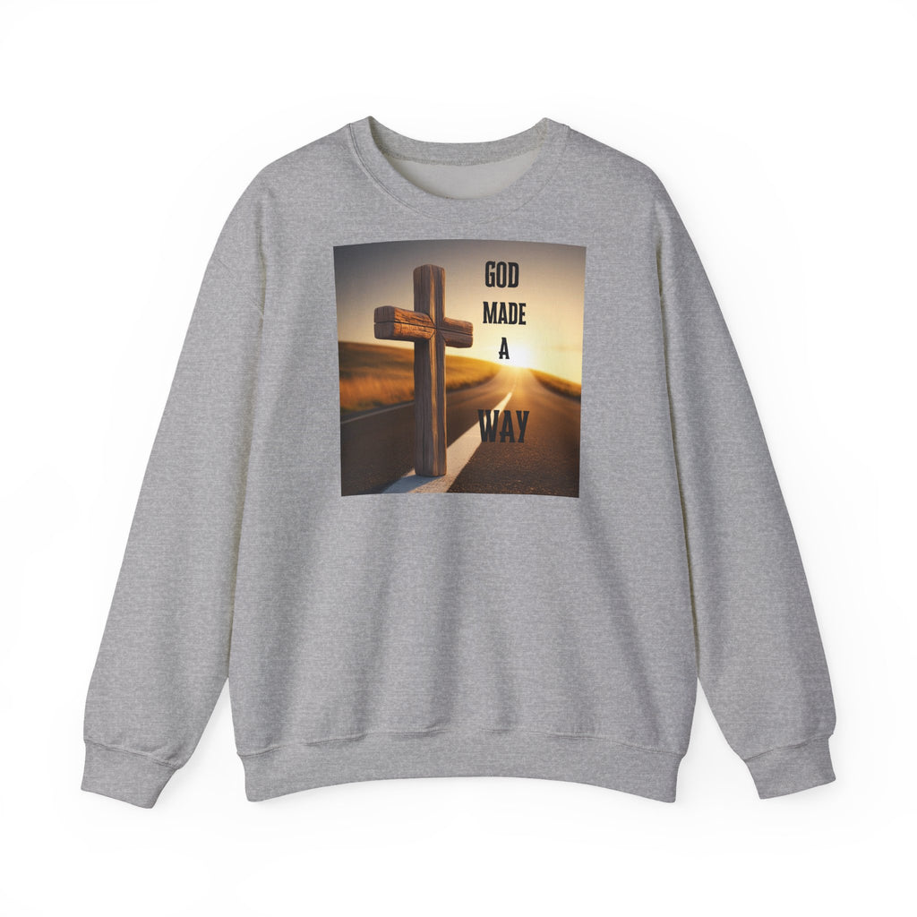 LÍNEAS ATREVIDAS – Sudadera cristiana unisex de cuello redondo | La original: ropa de fe con propósito