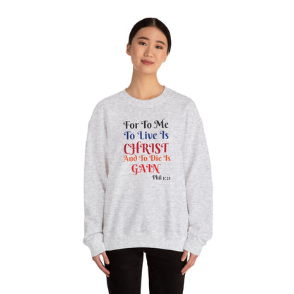 Born Again Christian Crewneck Sweatshirt - Unisex