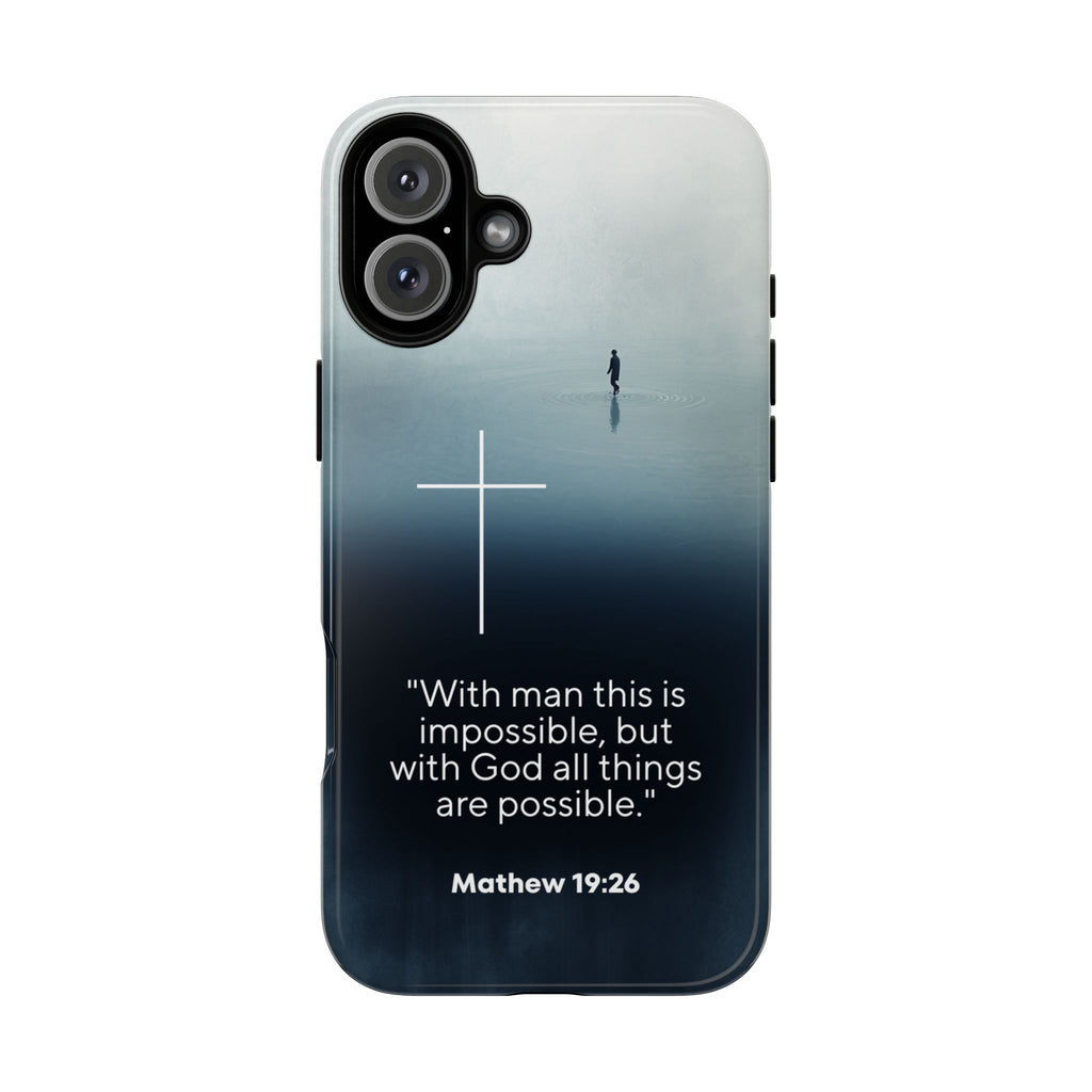 "All things possible" Tough Cases - The Original, Streetwear with purpose
