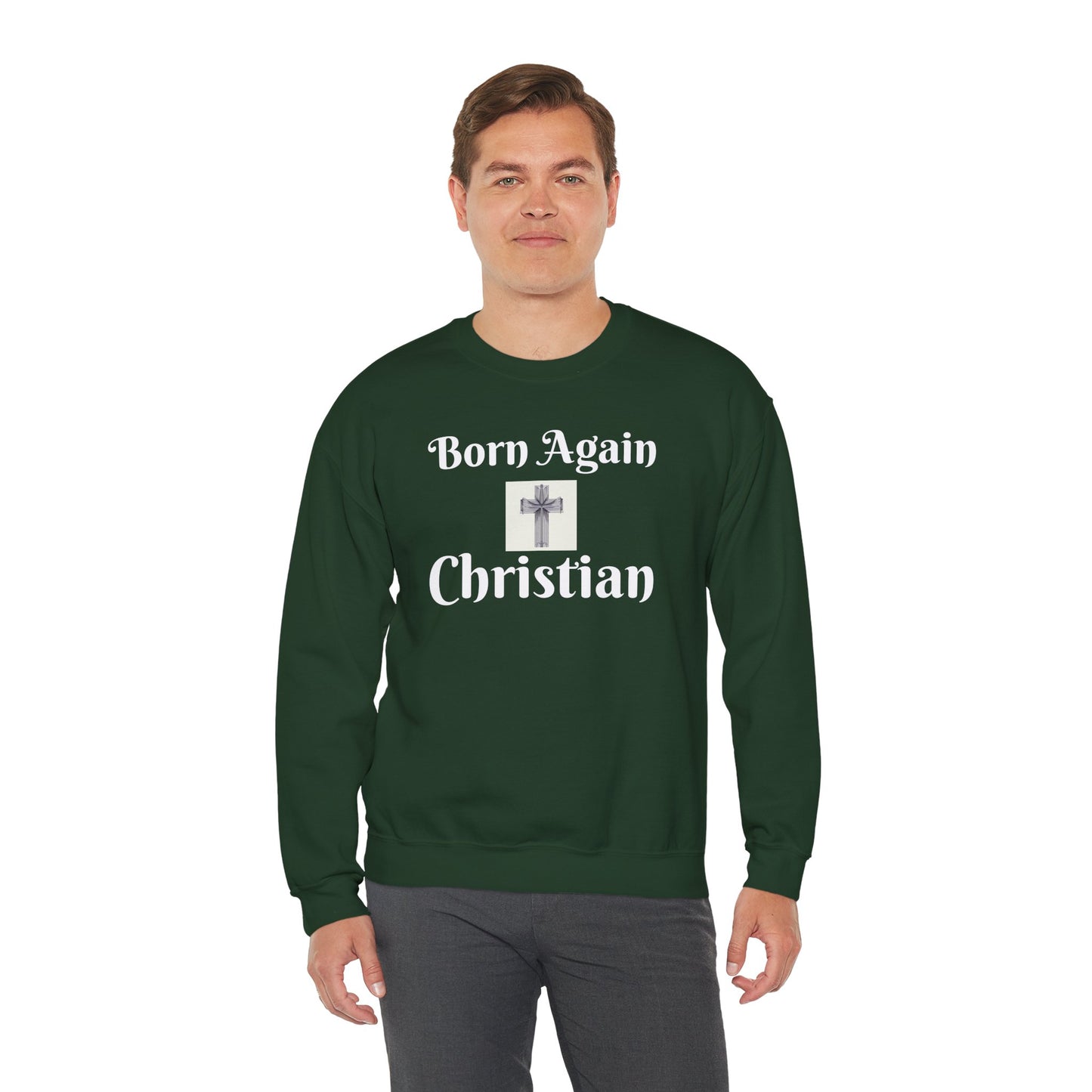 Born Again Christian Crewneck Sweatshirt - Unisex