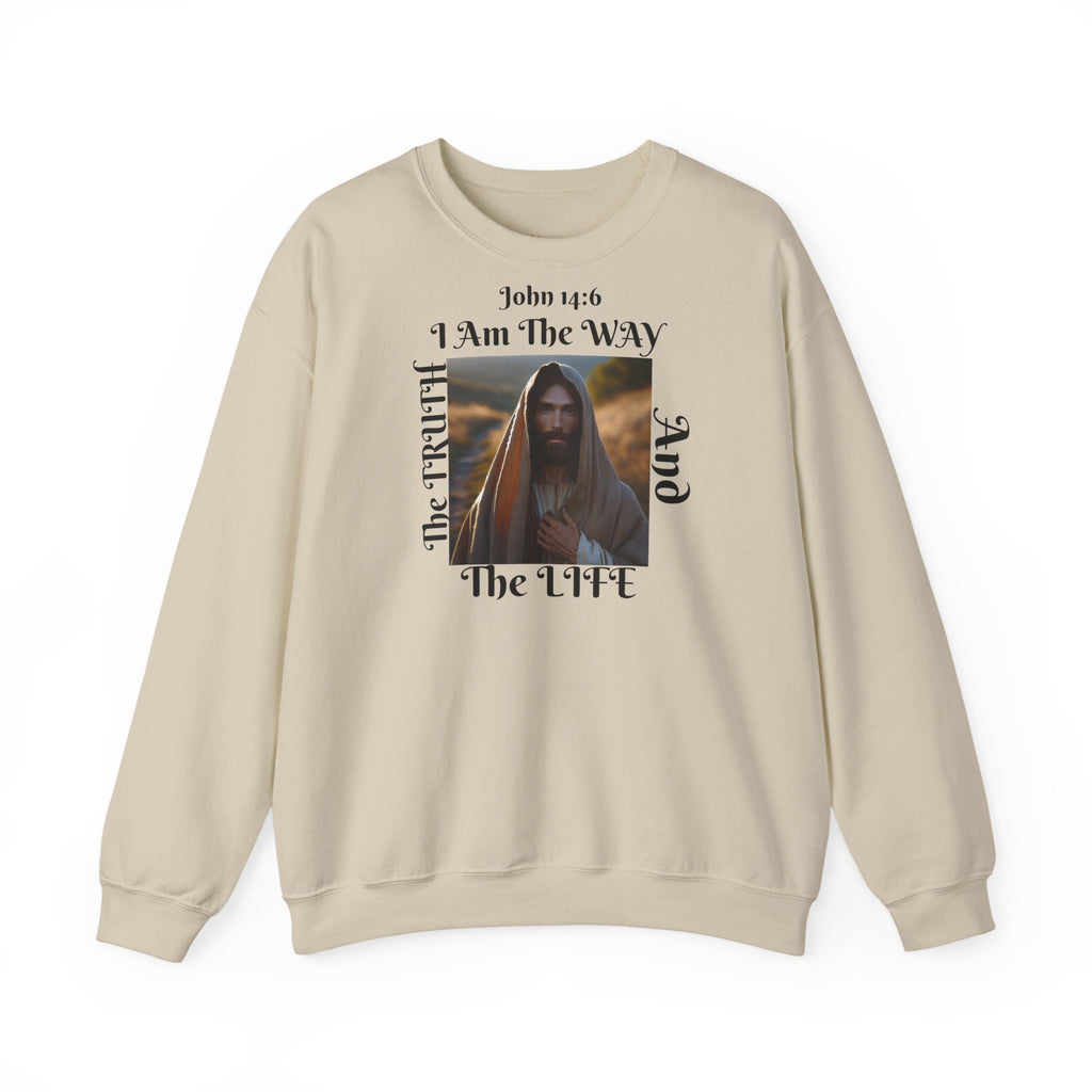 BOLD LINES: The Way Unisex Sweatshirt | The Original - faithwear - streetwear with purpose