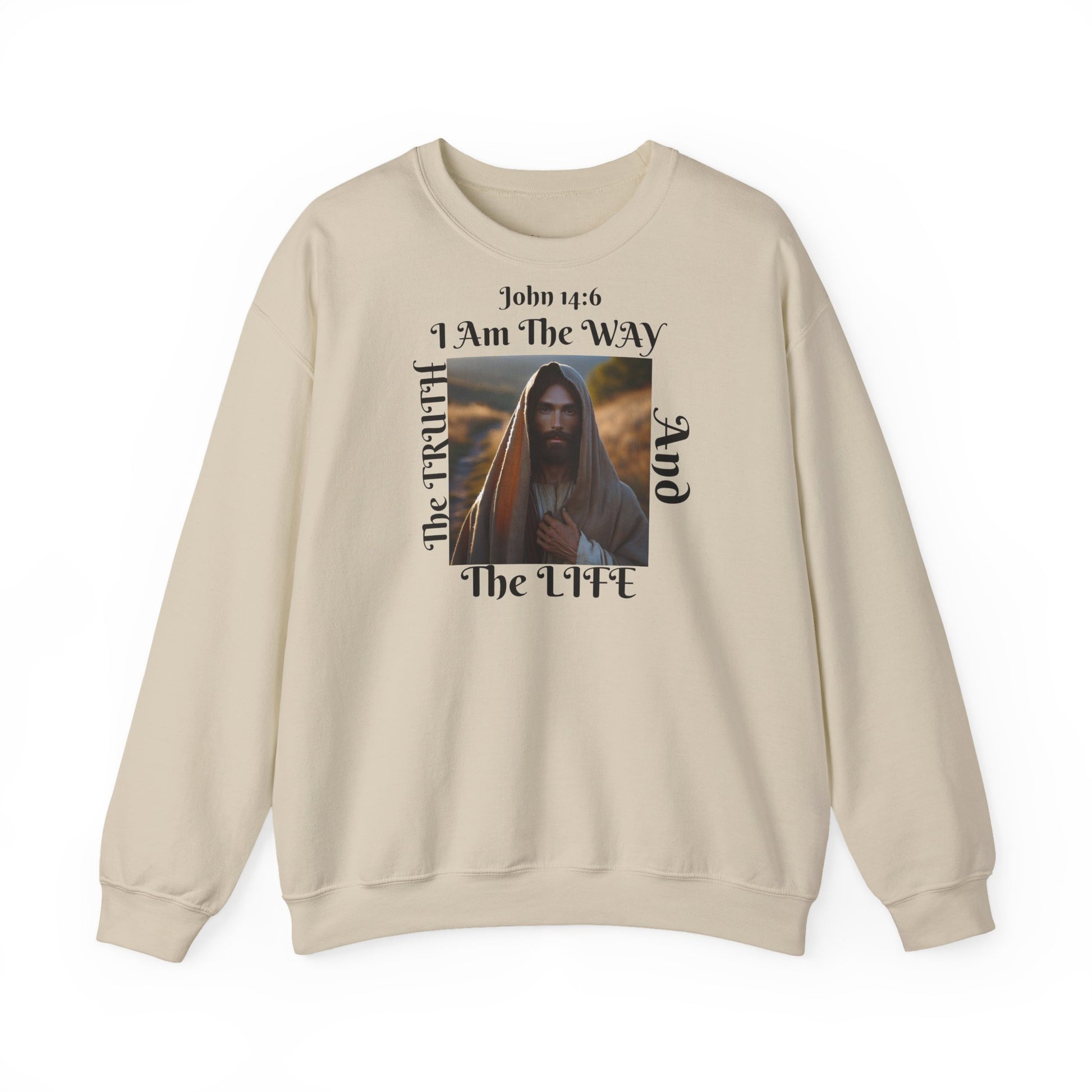 BOLD LINES: The Way Unisex Sweatshirt | The Original - faithwear - streetwear with purpose