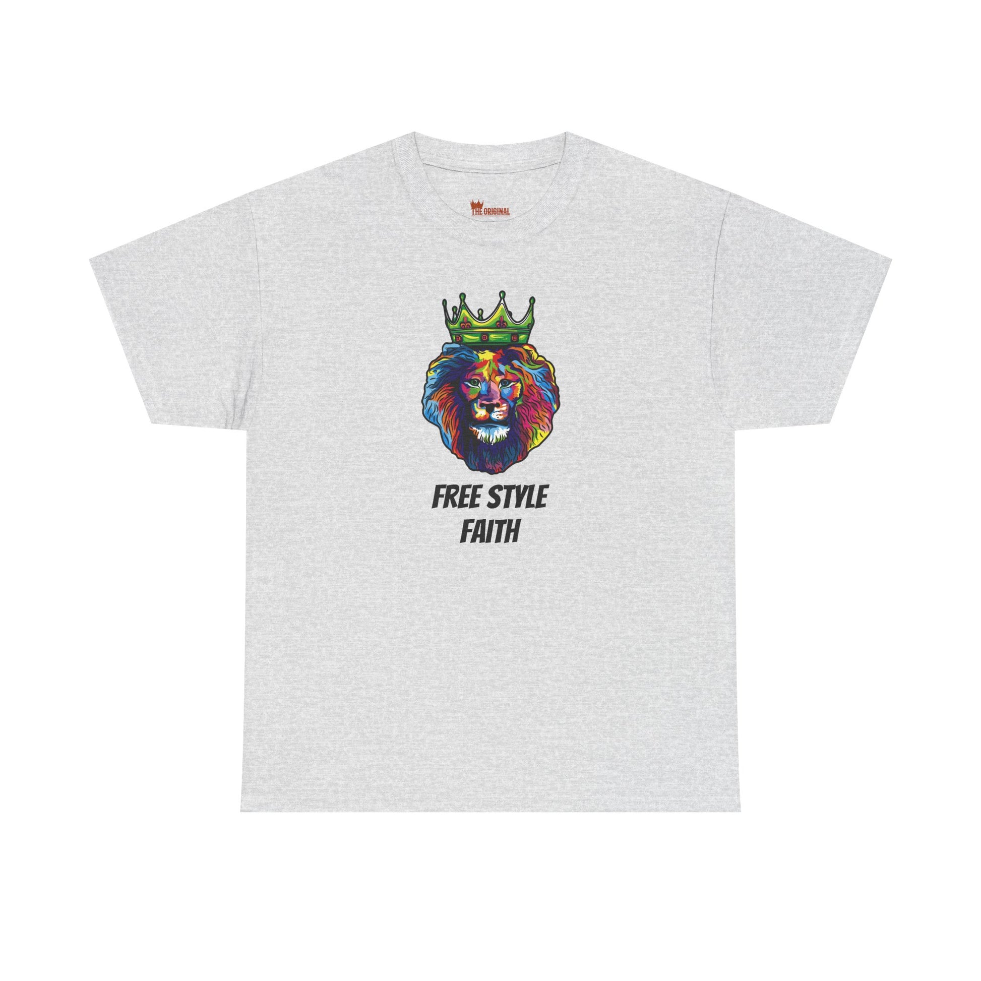 FREE STYLE FAITH med COLOR LION Custom kristen T-shirt – The Original – faithwear