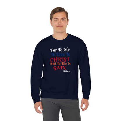 Born Again Christian Crewneck Sweatshirt - Unisex