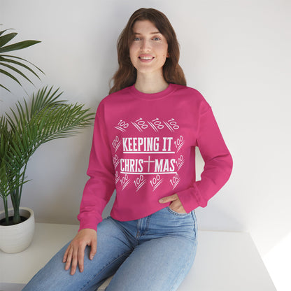 Crewneck Sweatshirt - Keeping Christ in Christmas Design