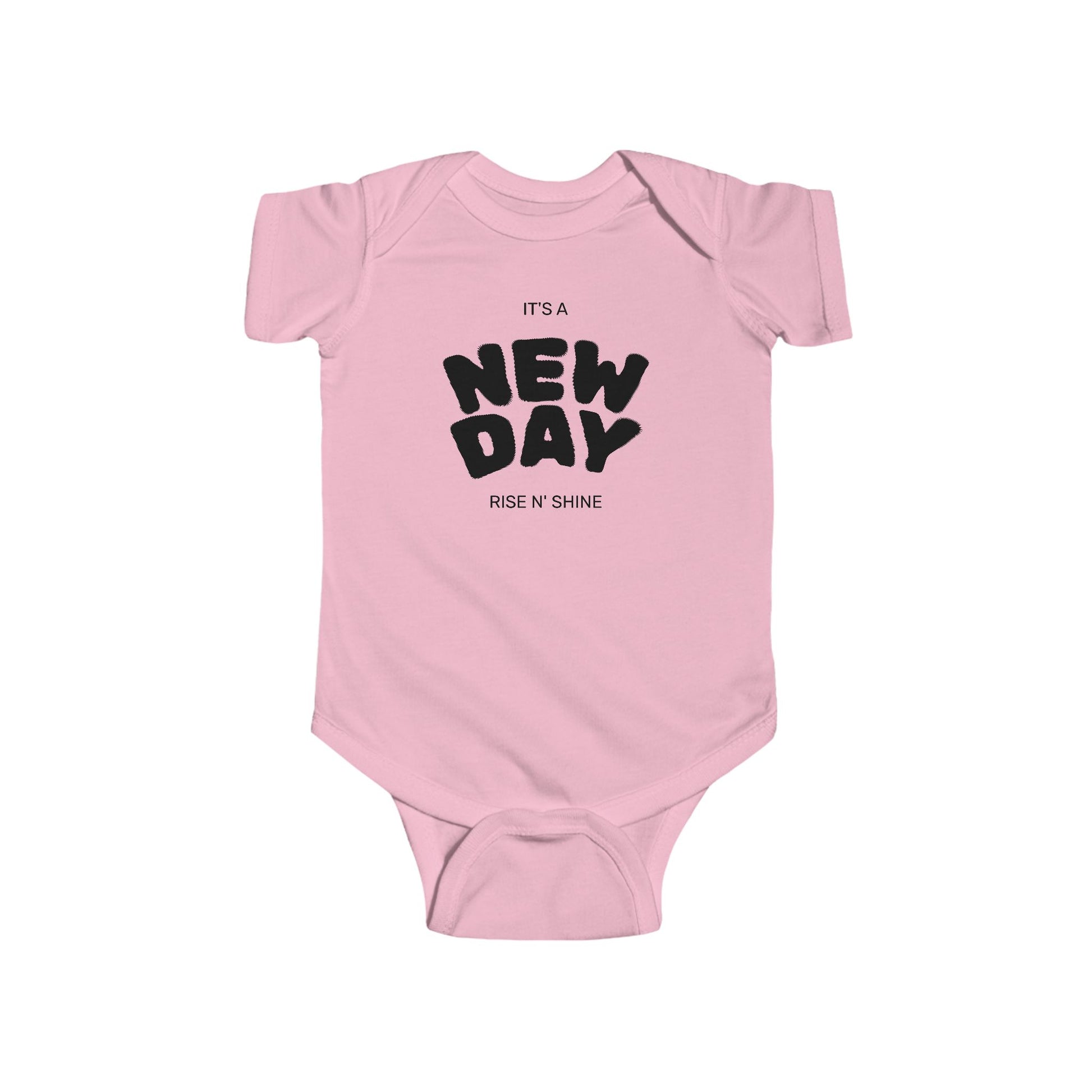 Faith-based newborn outfit with modern minimalist design, flat lay