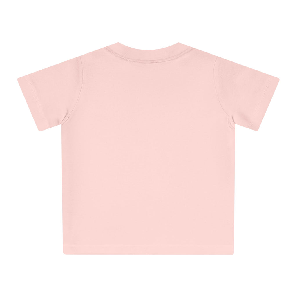 Back of LOYAL PRINCESS baby T-shirt in organic cotton with Christian design – The Original faithwear