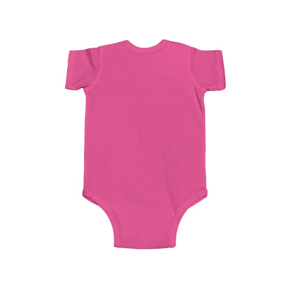 Back view of infant bodysuit with funny message print from The Original