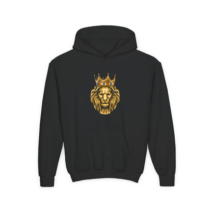 Faithwear hoodie with lion symbol and message