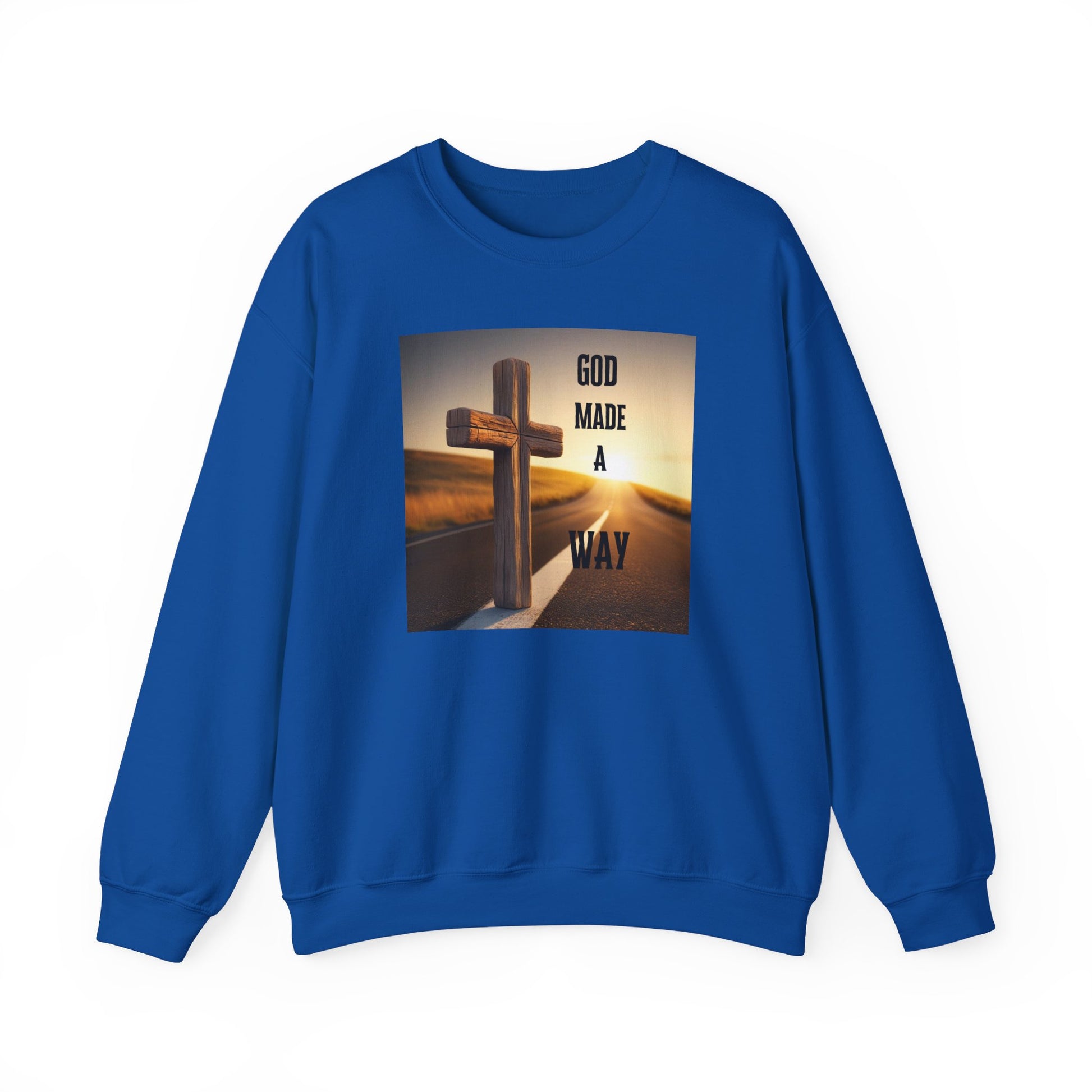 Inspirational Christian apparel – ribbed neckline crewneck