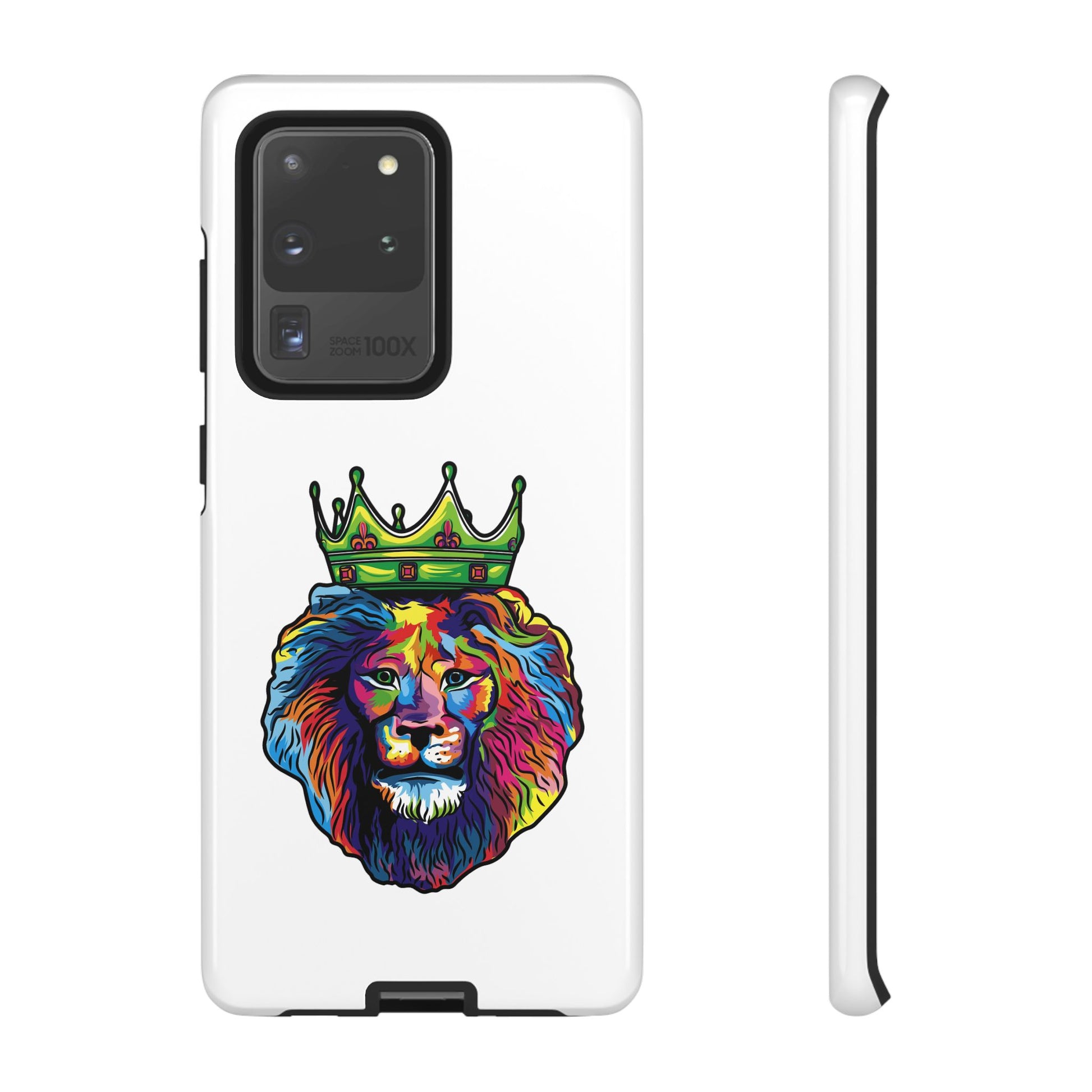 COLOR LION phone cover symbolizing strength and joy in Christ