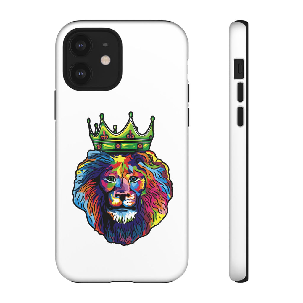 COLOR LION phone cover symbolizing strength and joy in Christ
