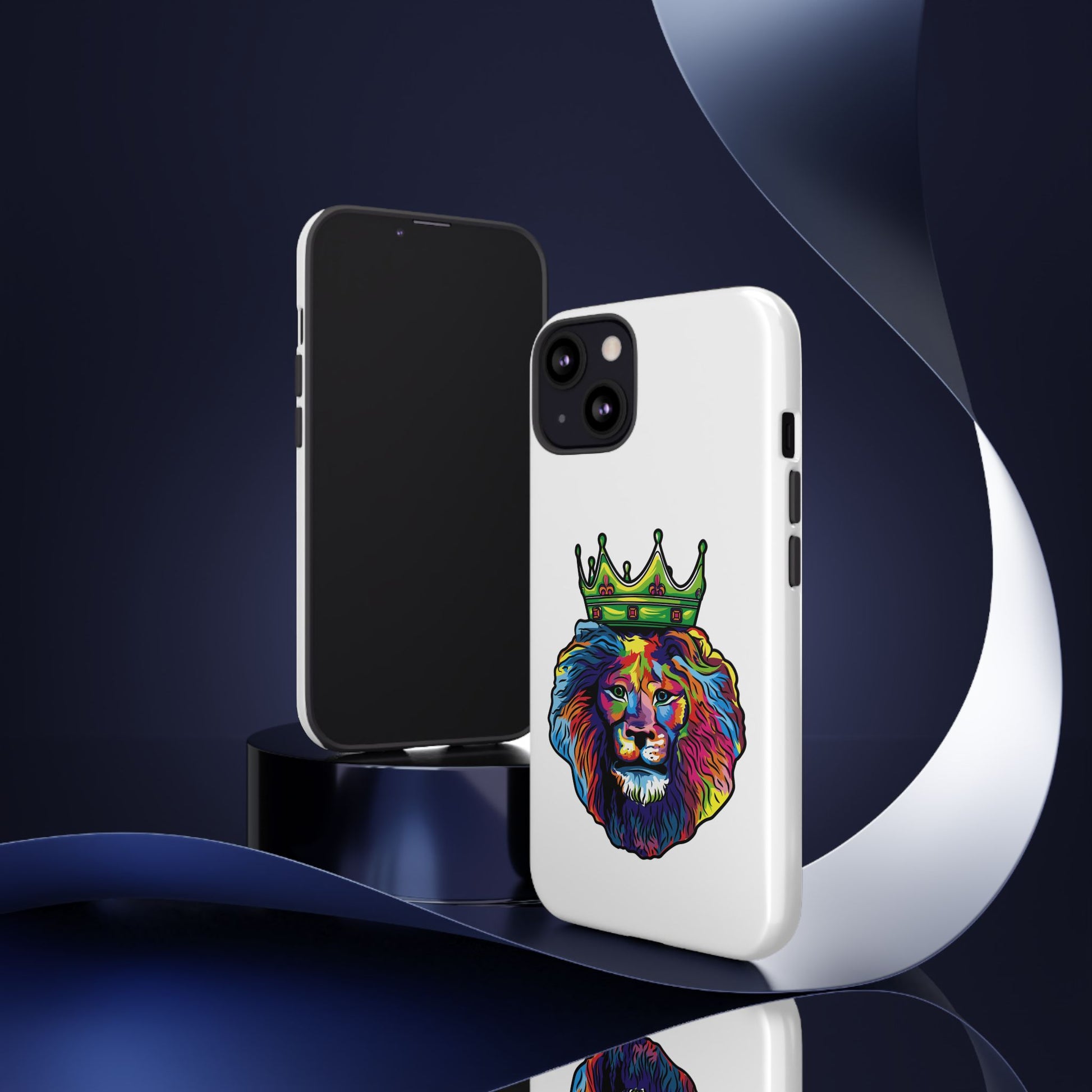 COLOR LION phone cover symbolizing strength and joy in Christ