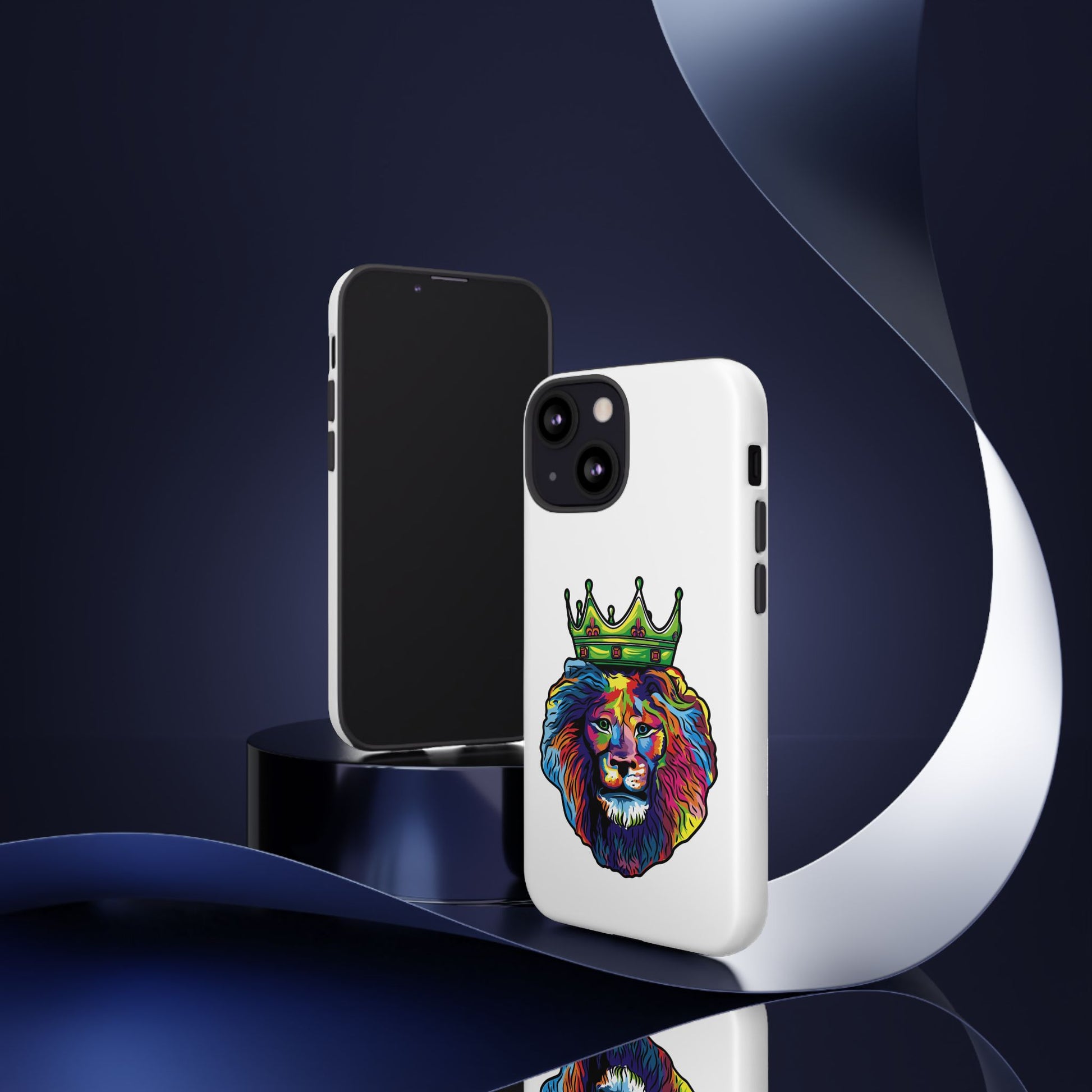COLOR LION phone cover symbolizing strength and joy in Christ