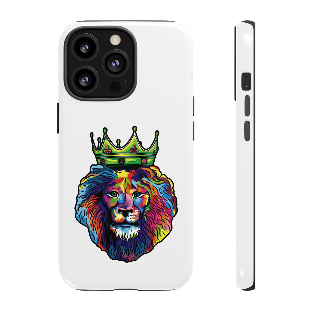 Durable faith-inspired phone case with vibrant lion artwork from The Original.