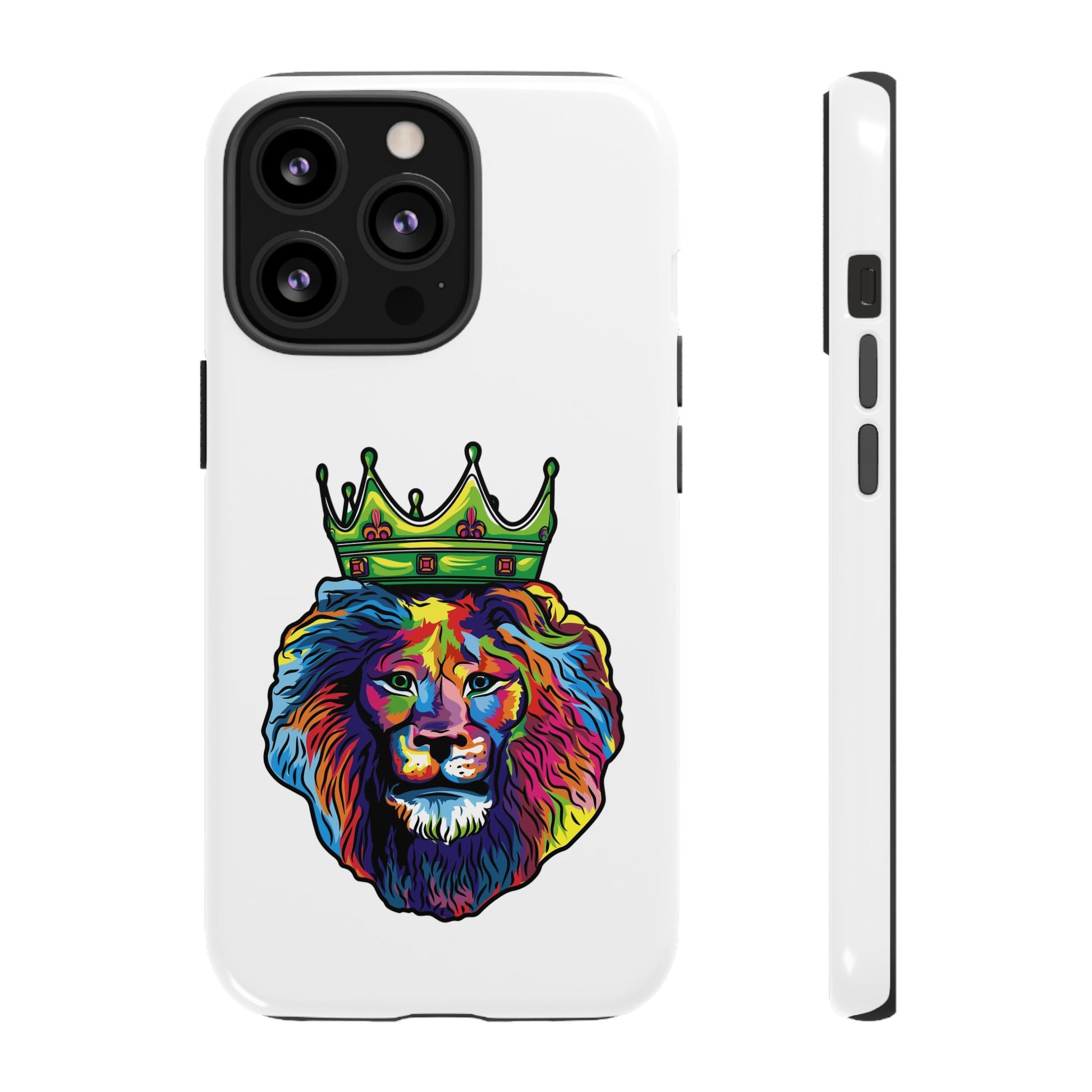 Durable faith-inspired phone case with vibrant lion artwork from The Original.