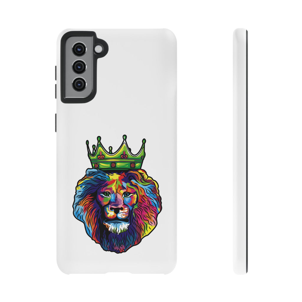 Durable faith-inspired phone case with vibrant lion artwork from The Original.