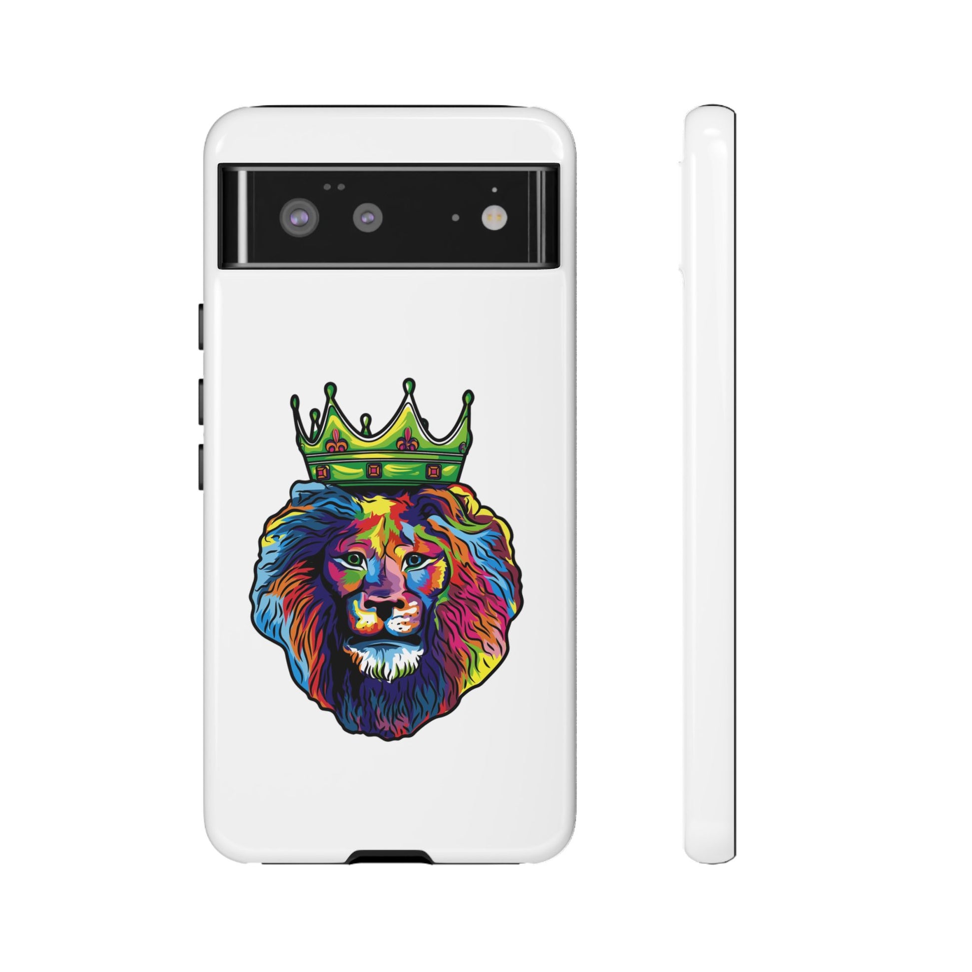 Durable faith-inspired phone case with vibrant lion artwork from The Original.