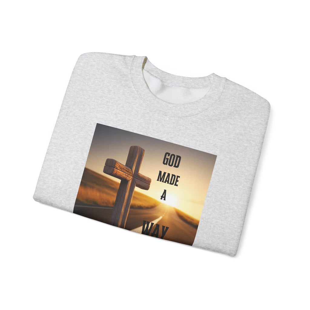 Folded Ethically made Christian sweatshirt – ideal for gifting or everyday wear