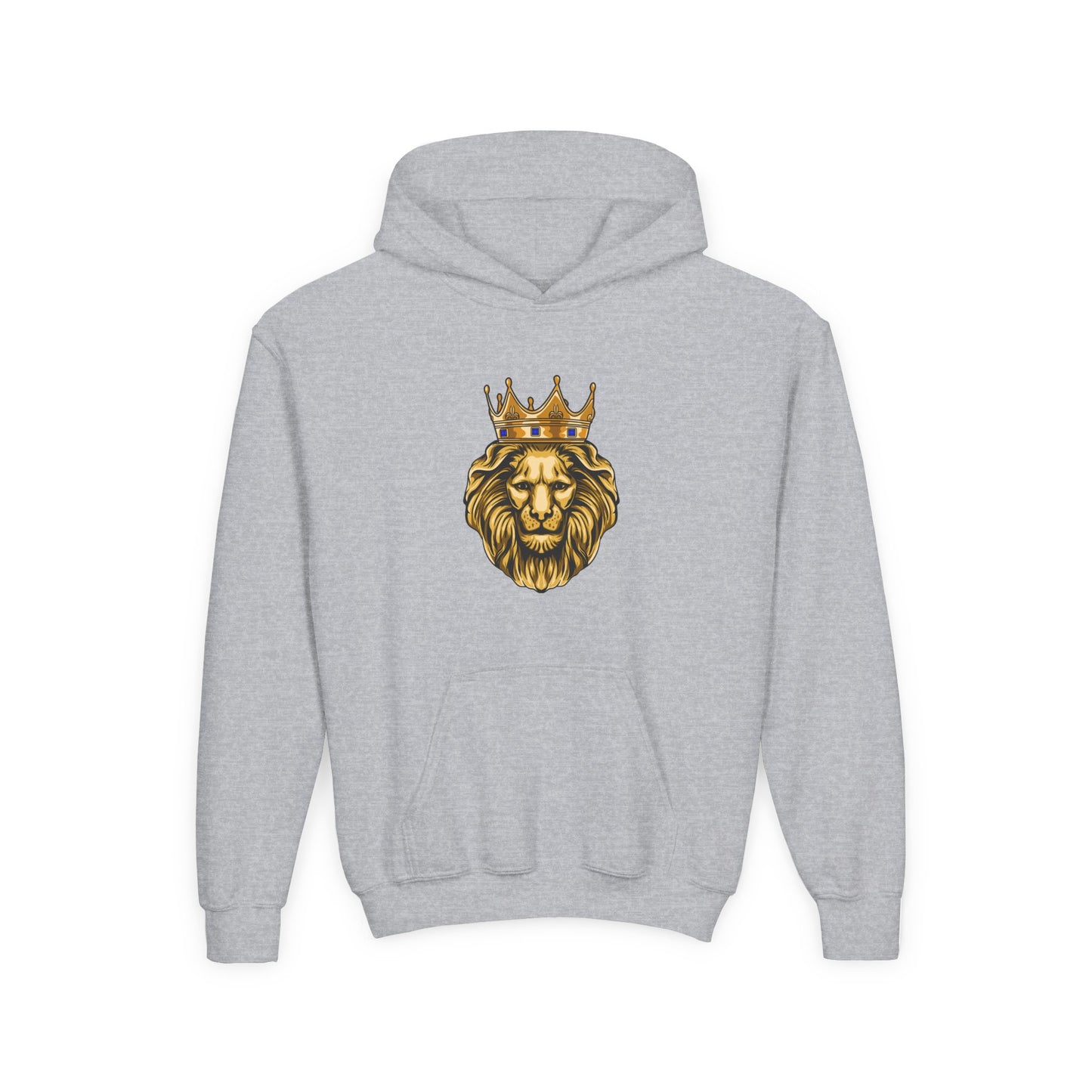 GOLD LION hoodie for school, play, and worship