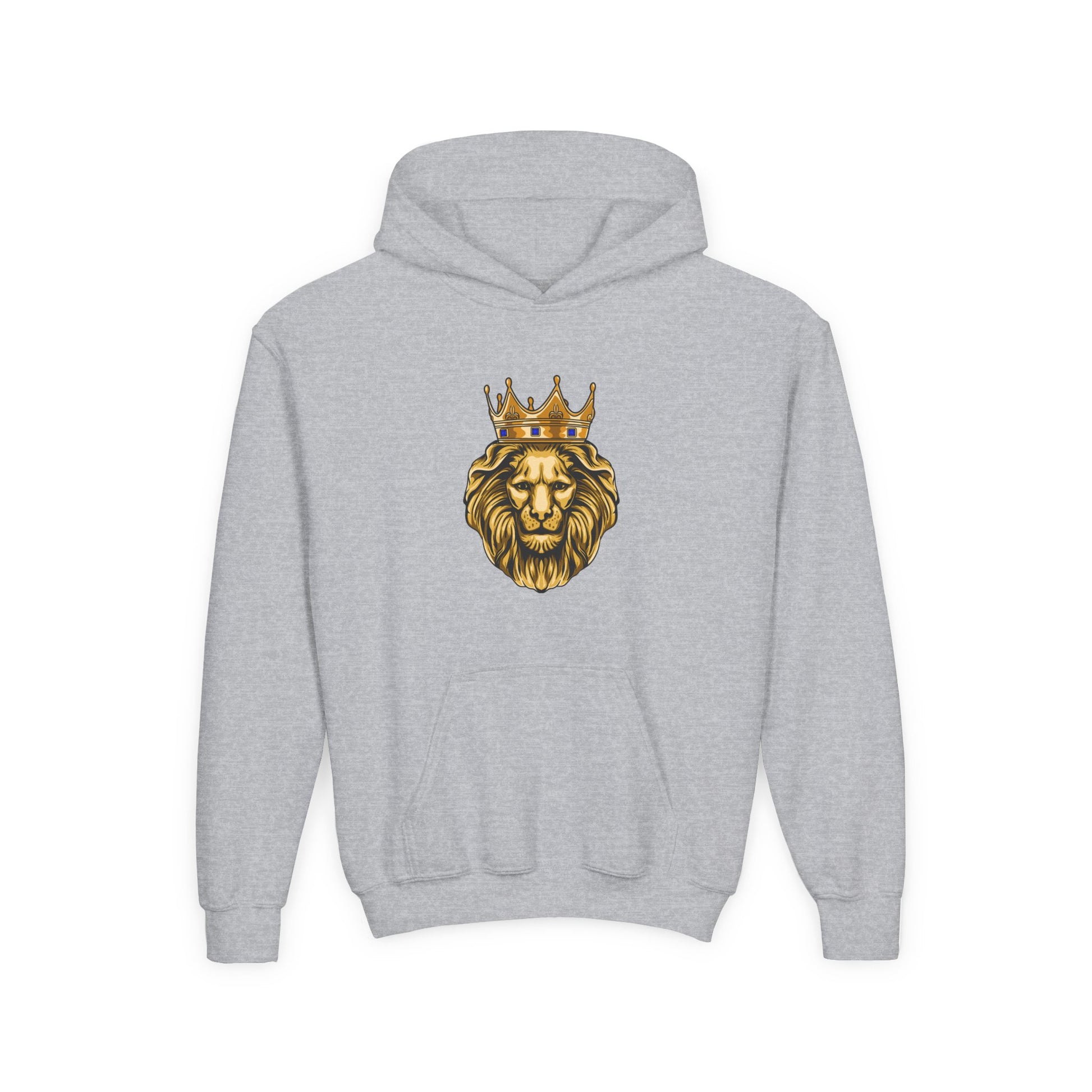 GOLD LION hoodie for school, play, and worship