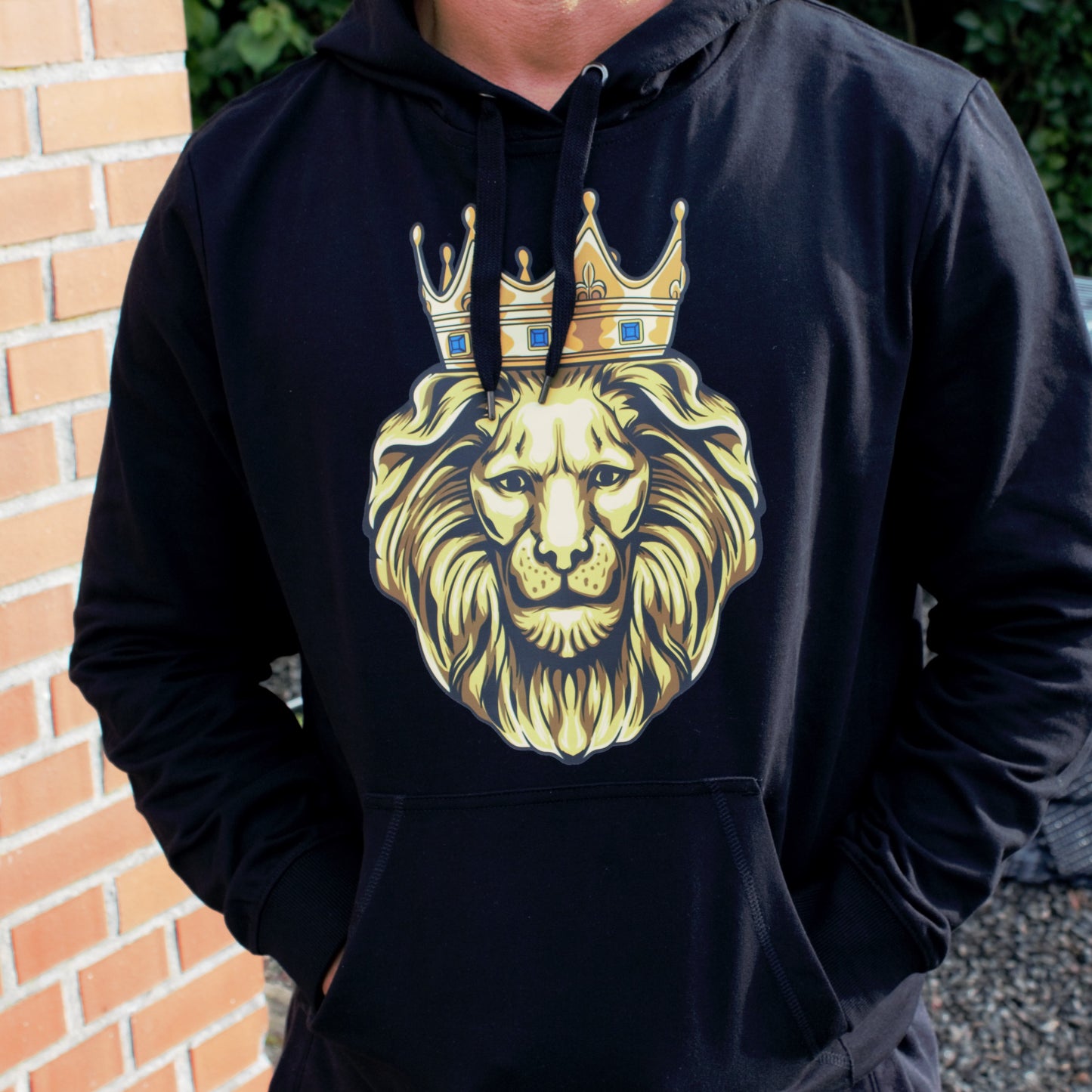 Sudadera con capucha LEÓN DORADO