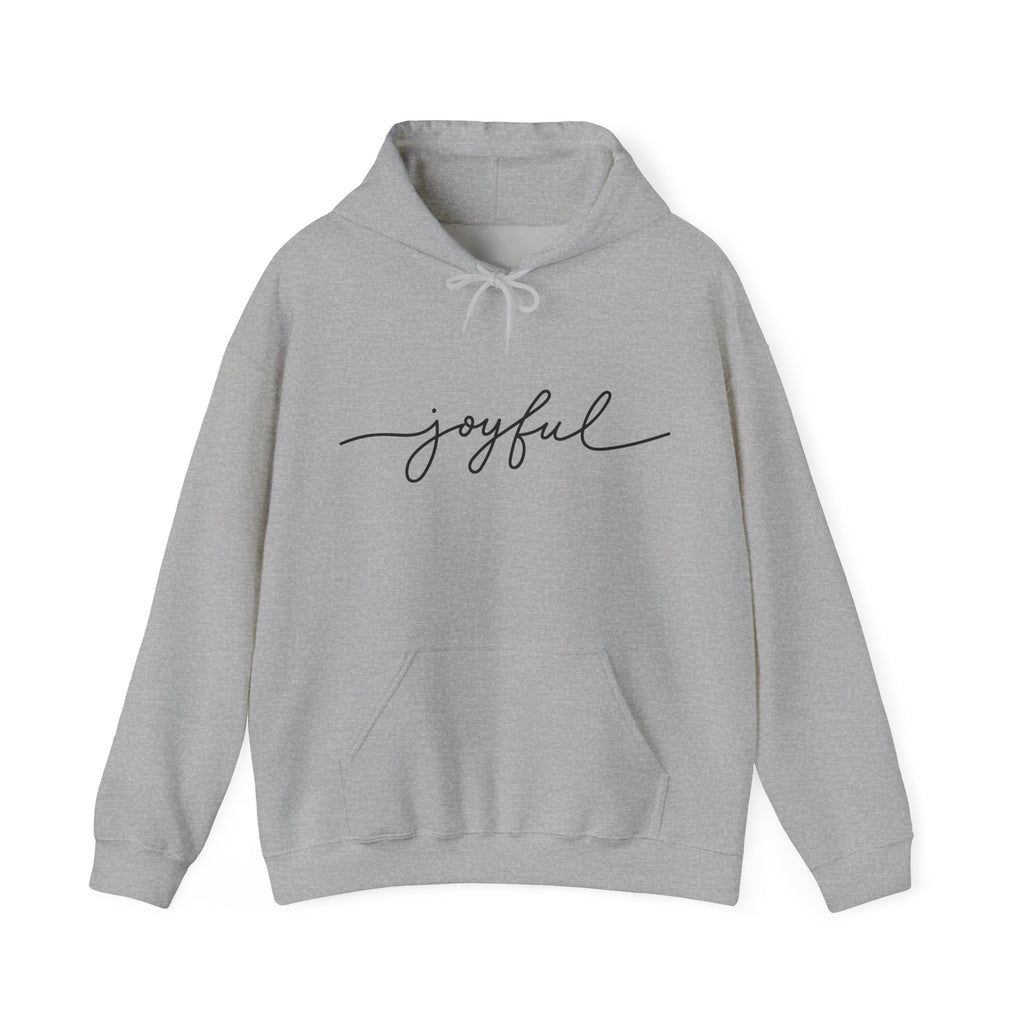 JOYFUL hoodie flat lay– streetwear with purpose by The Original
