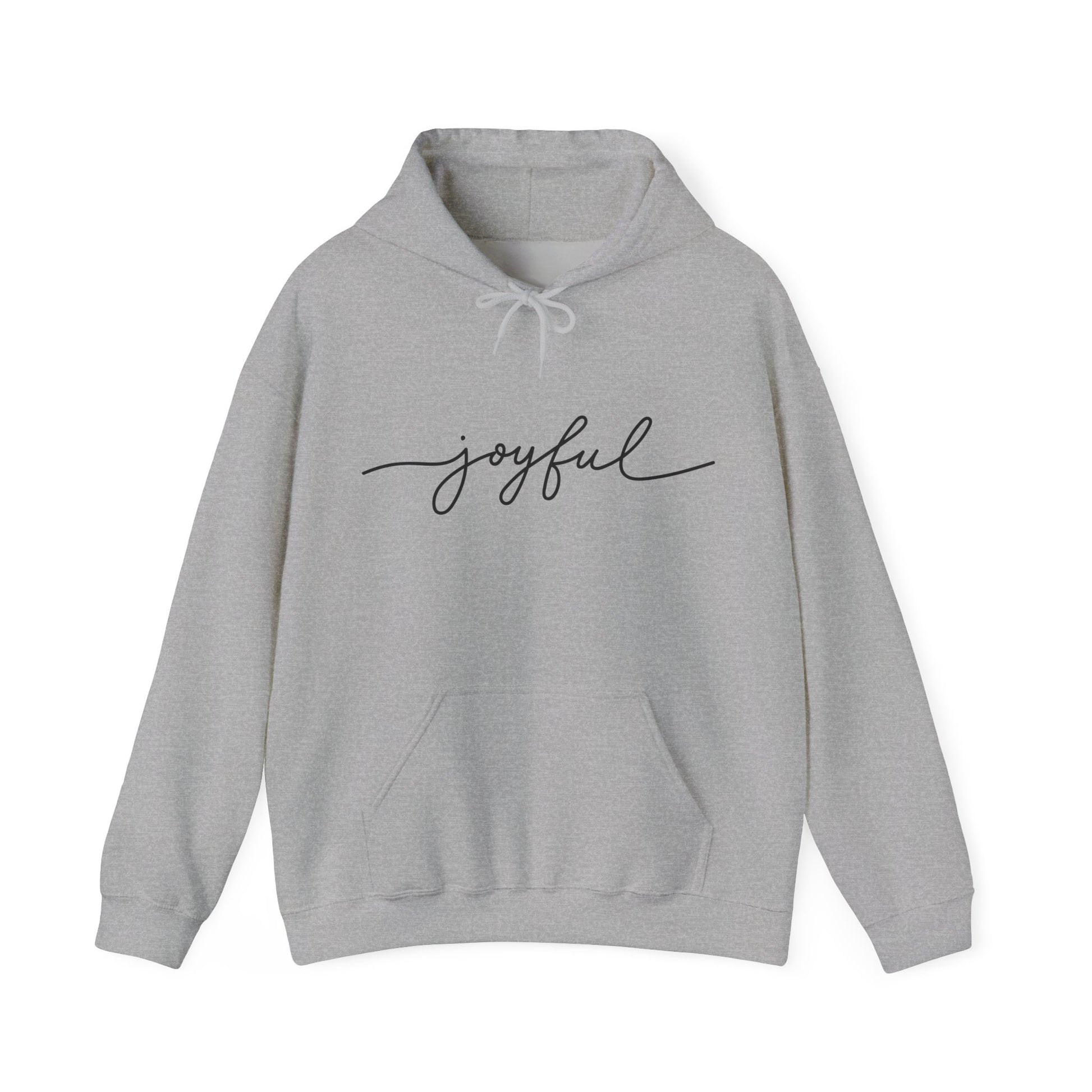 JOYFUL hoodie flat lay– streetwear with purpose by The Original