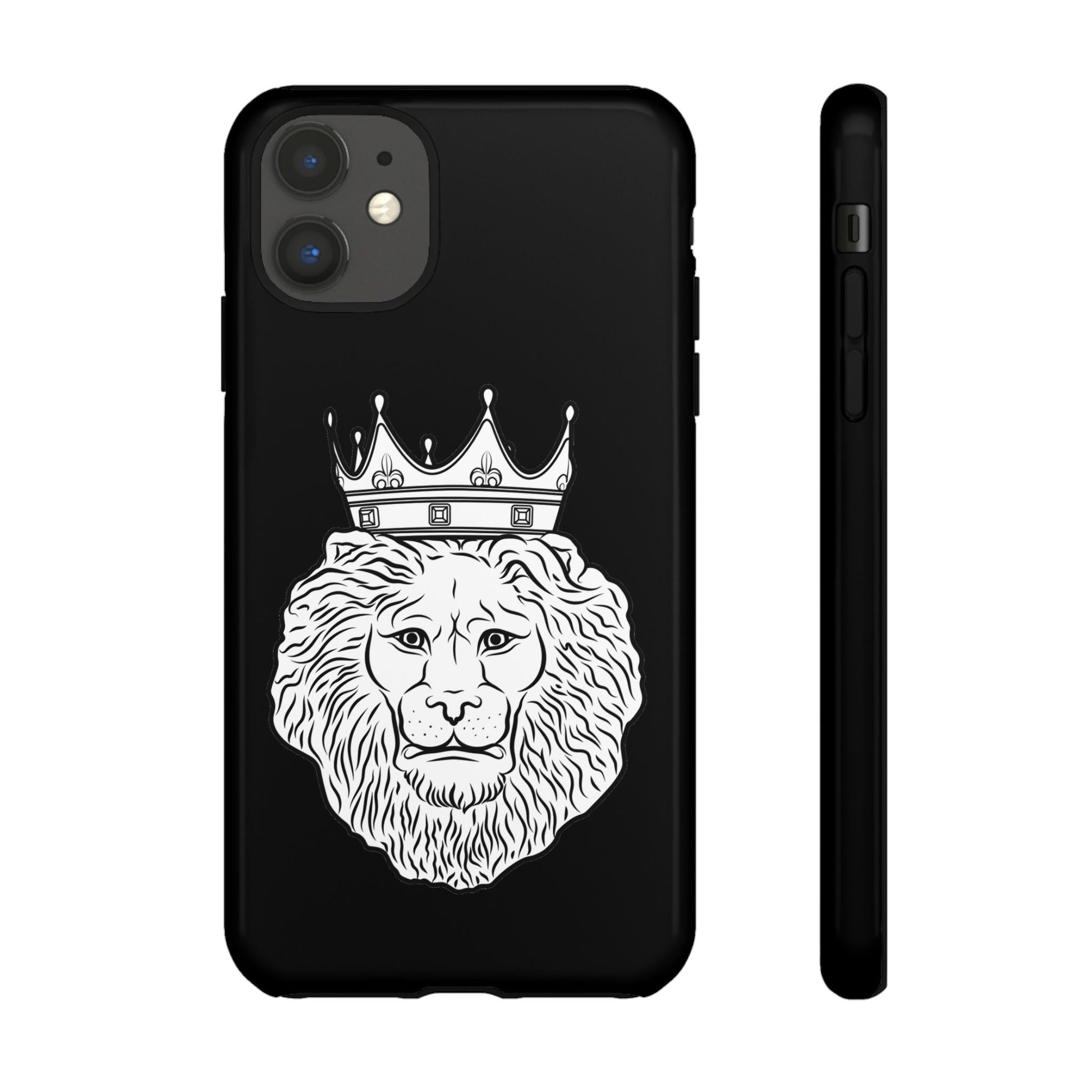 KING Black Christian Phone Case – The Original faithwear – front view