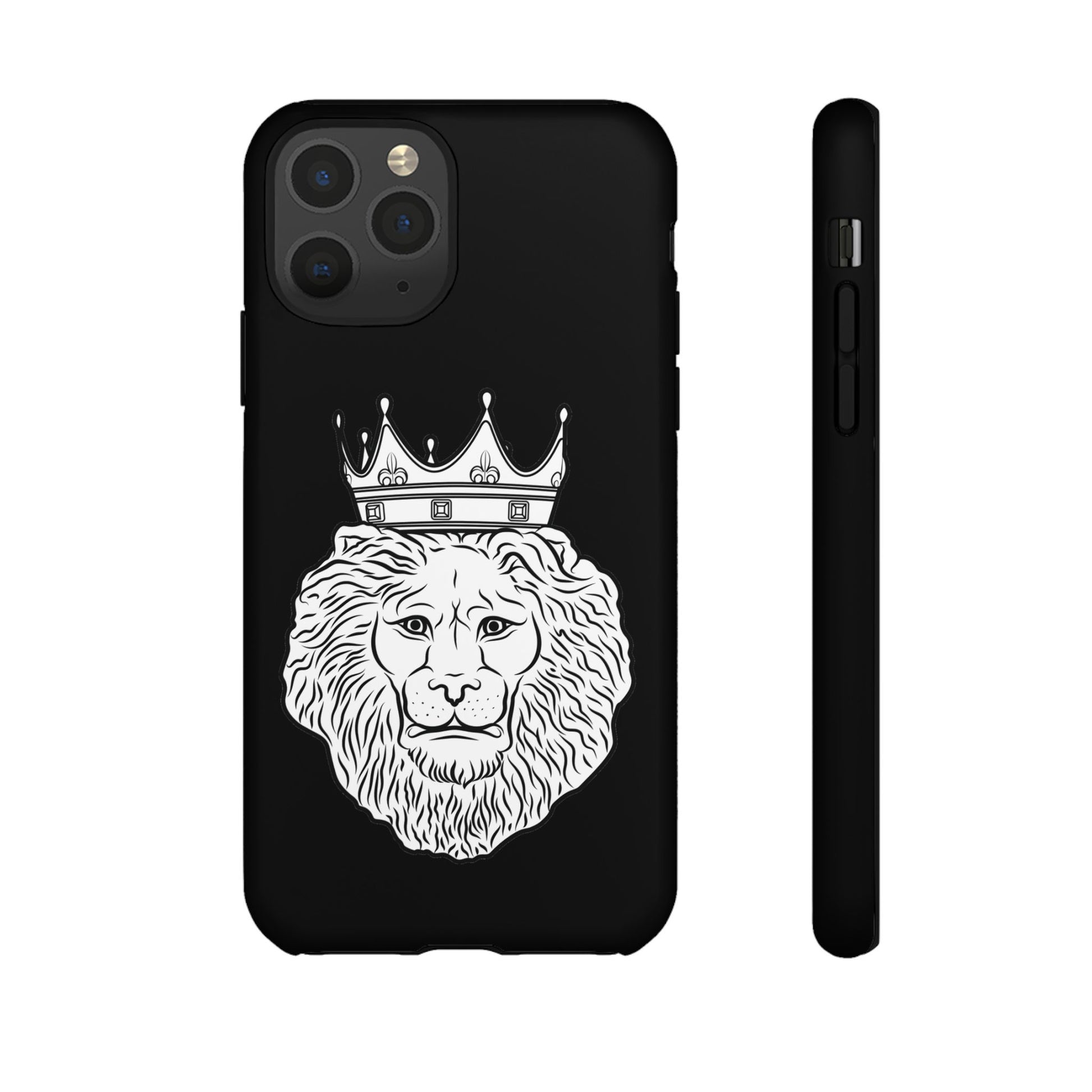 KING Black Christian Phone Case – The Original faithwear – front view