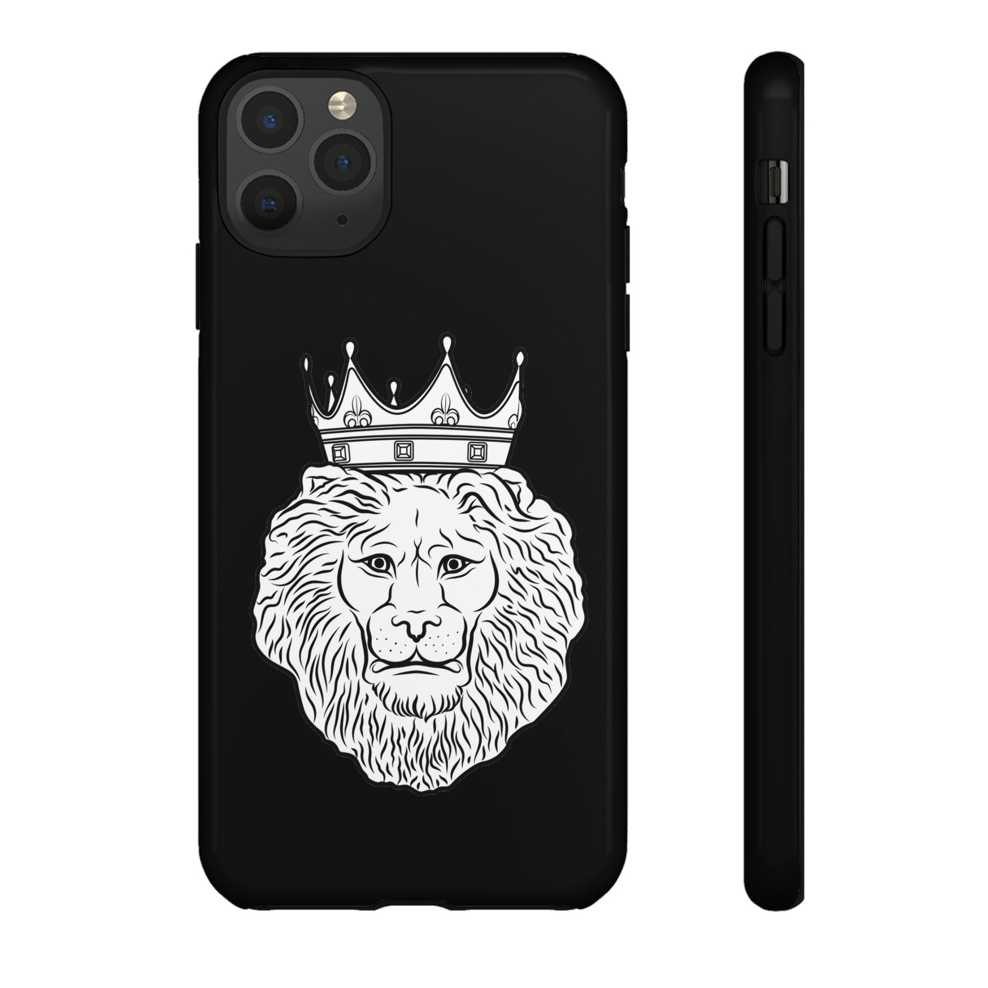 KING Black Christian Phone Case – The Original faithwear – front view