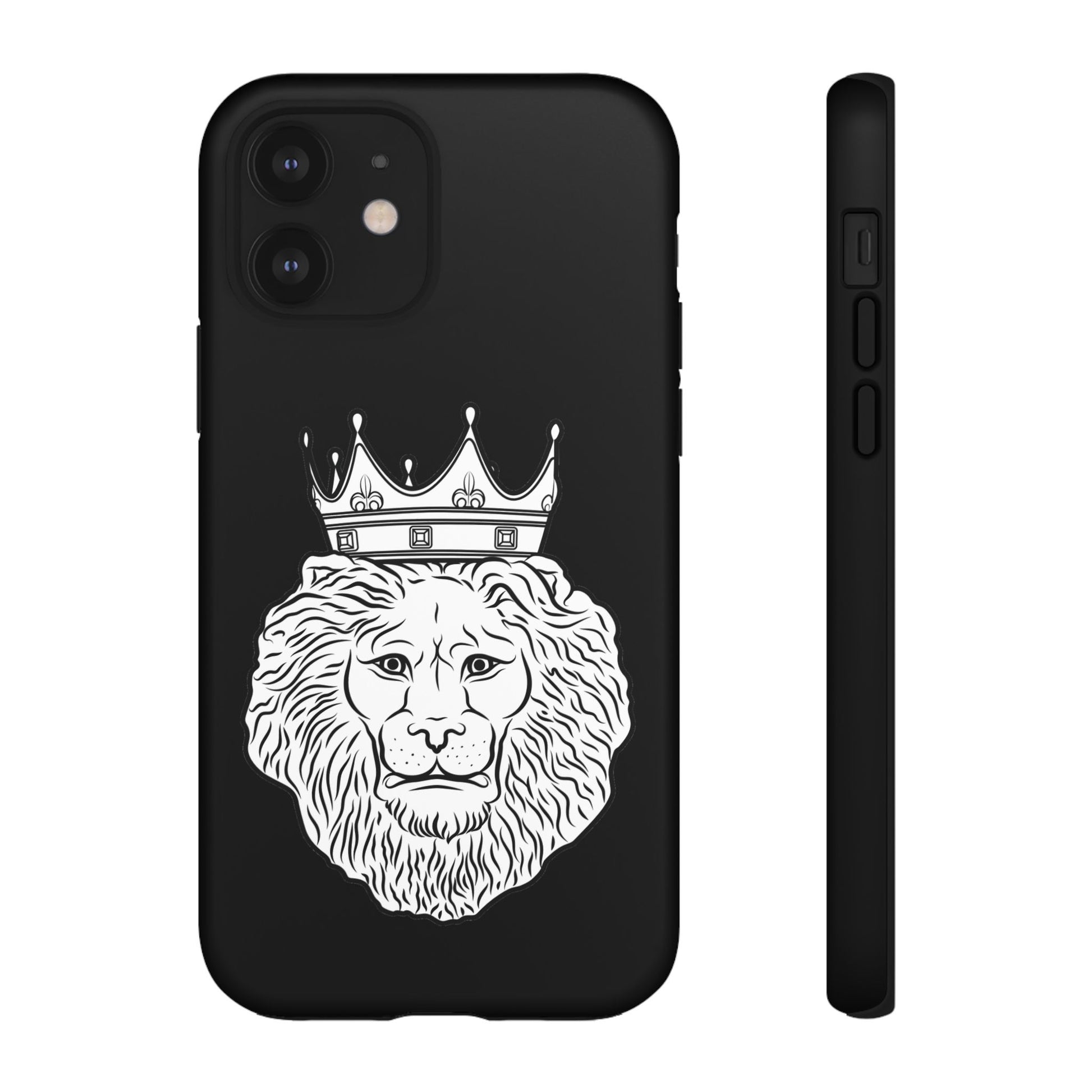 KING Black Christian Phone Case – The Original faithwear – front view