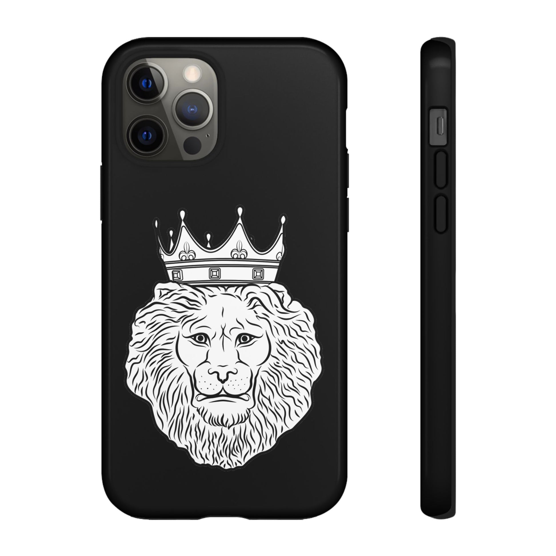 KING Black Christian Phone Case – The Original faithwear – front view
