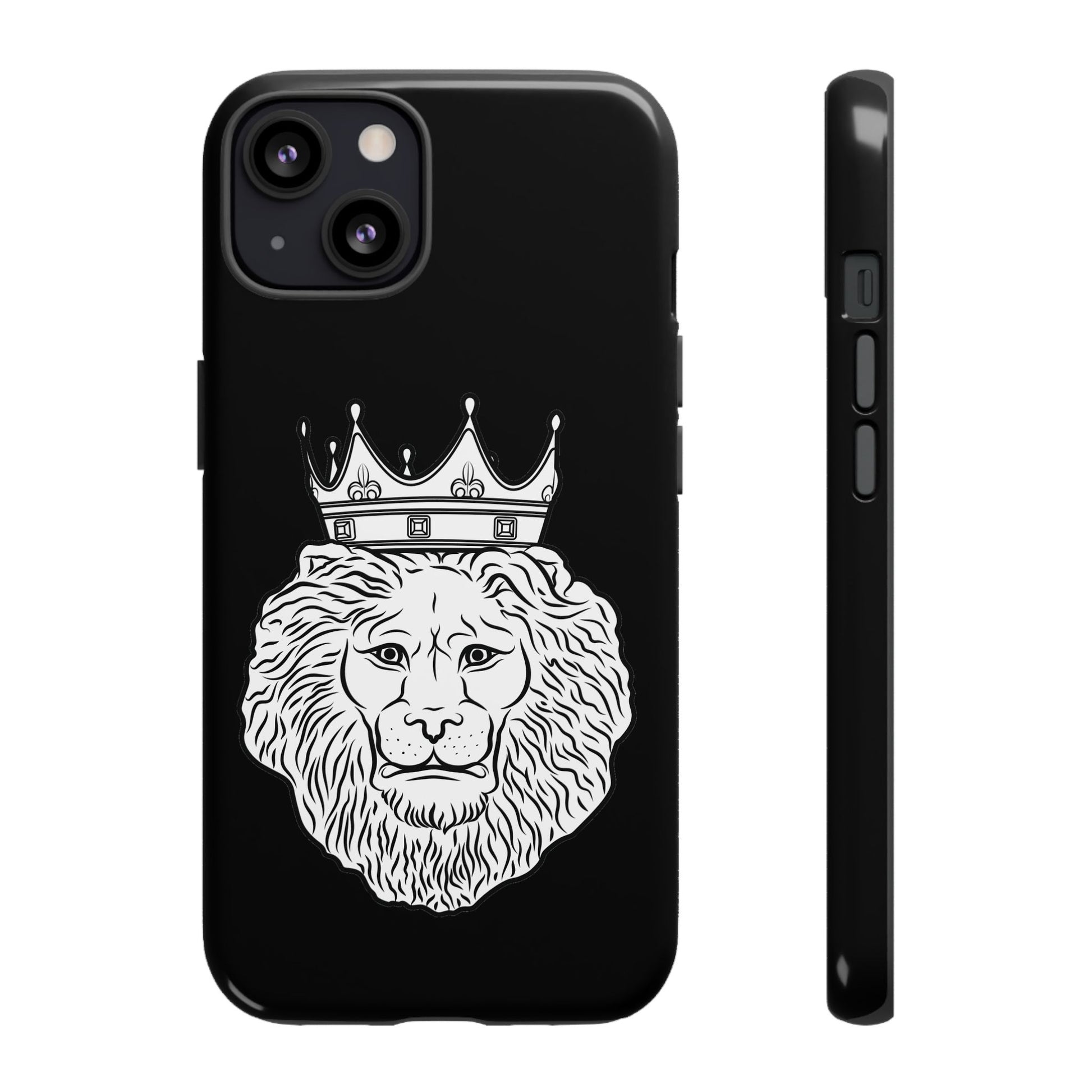 KING Black Christian Phone Case – The Original faithwear – front view