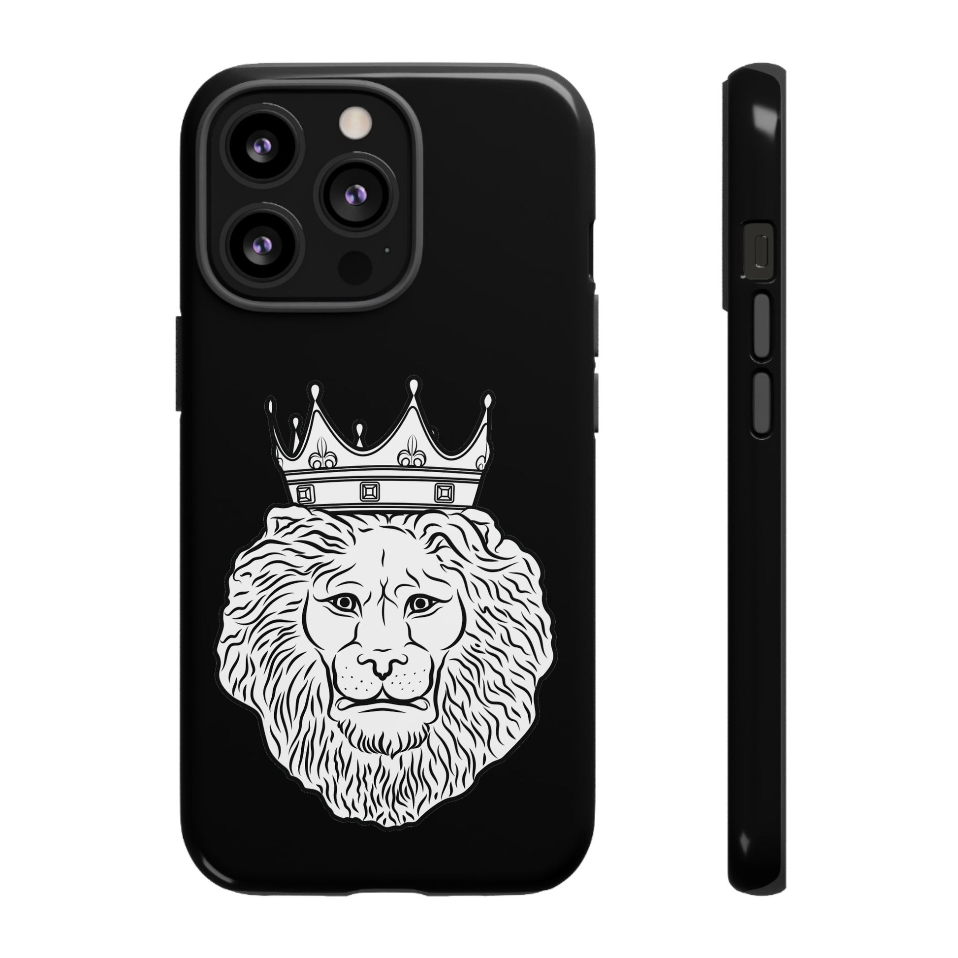 KING Black Christian Phone Case – The Original faithwear – front view