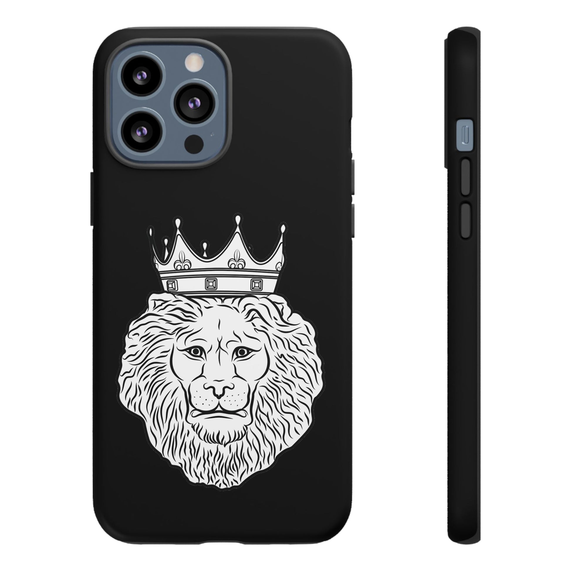 KING Black Christian Phone Case – The Original faithwear – front view