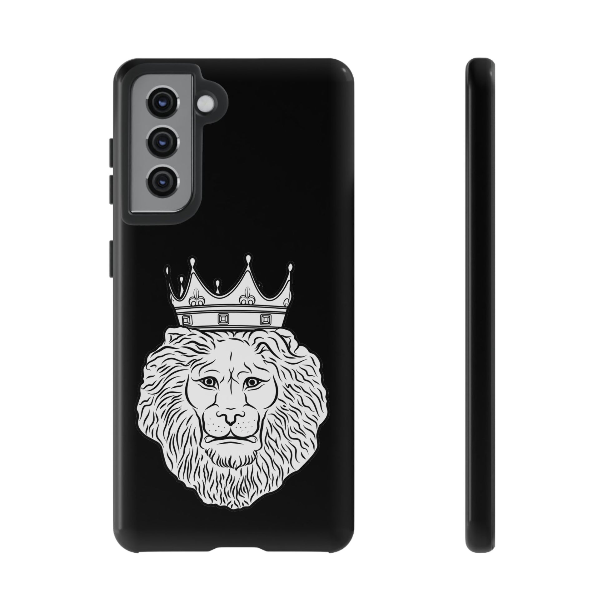 KING Black Christian Phone Case – The Original faithwear – front view