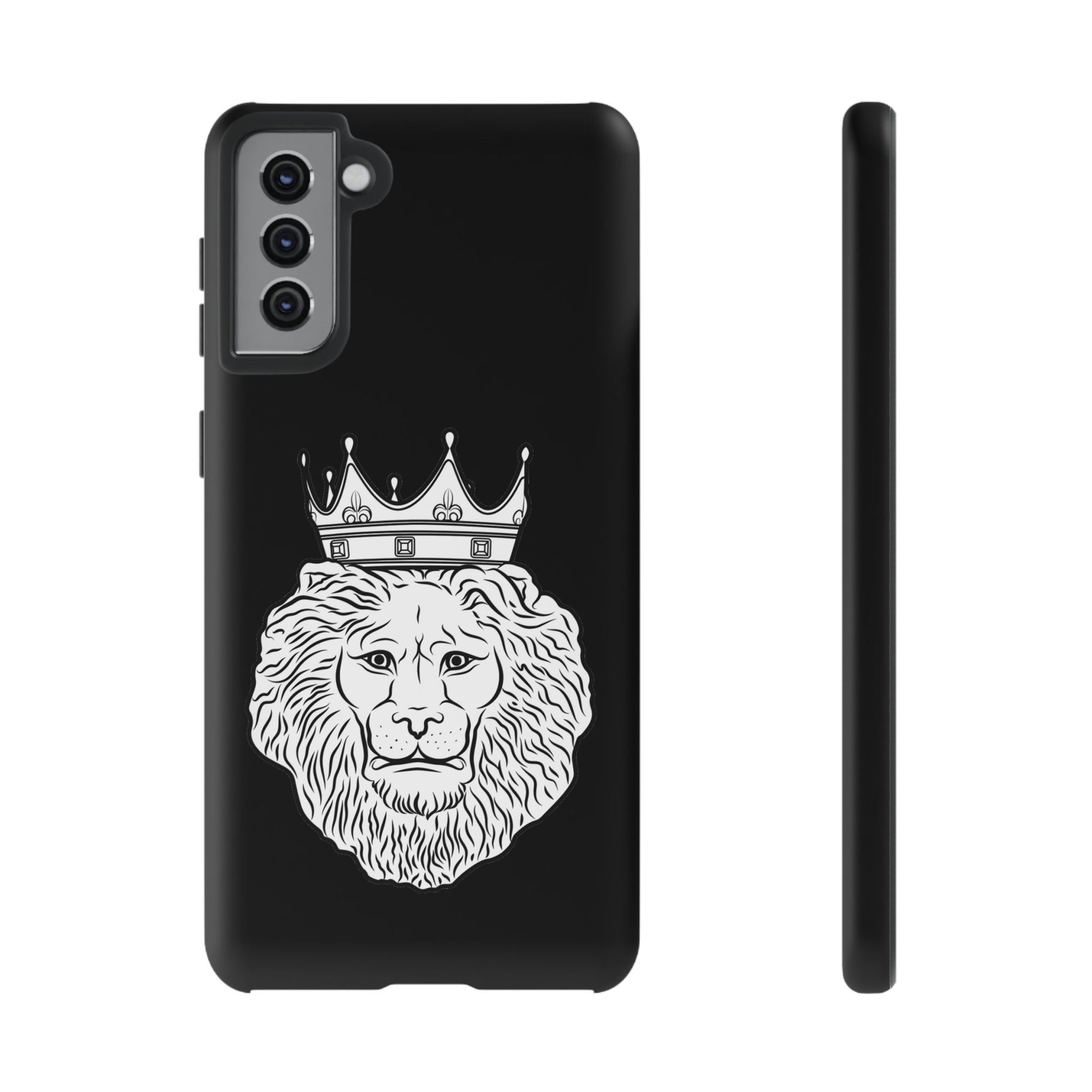 KING Black Christian Phone Case – The Original faithwear – front view
