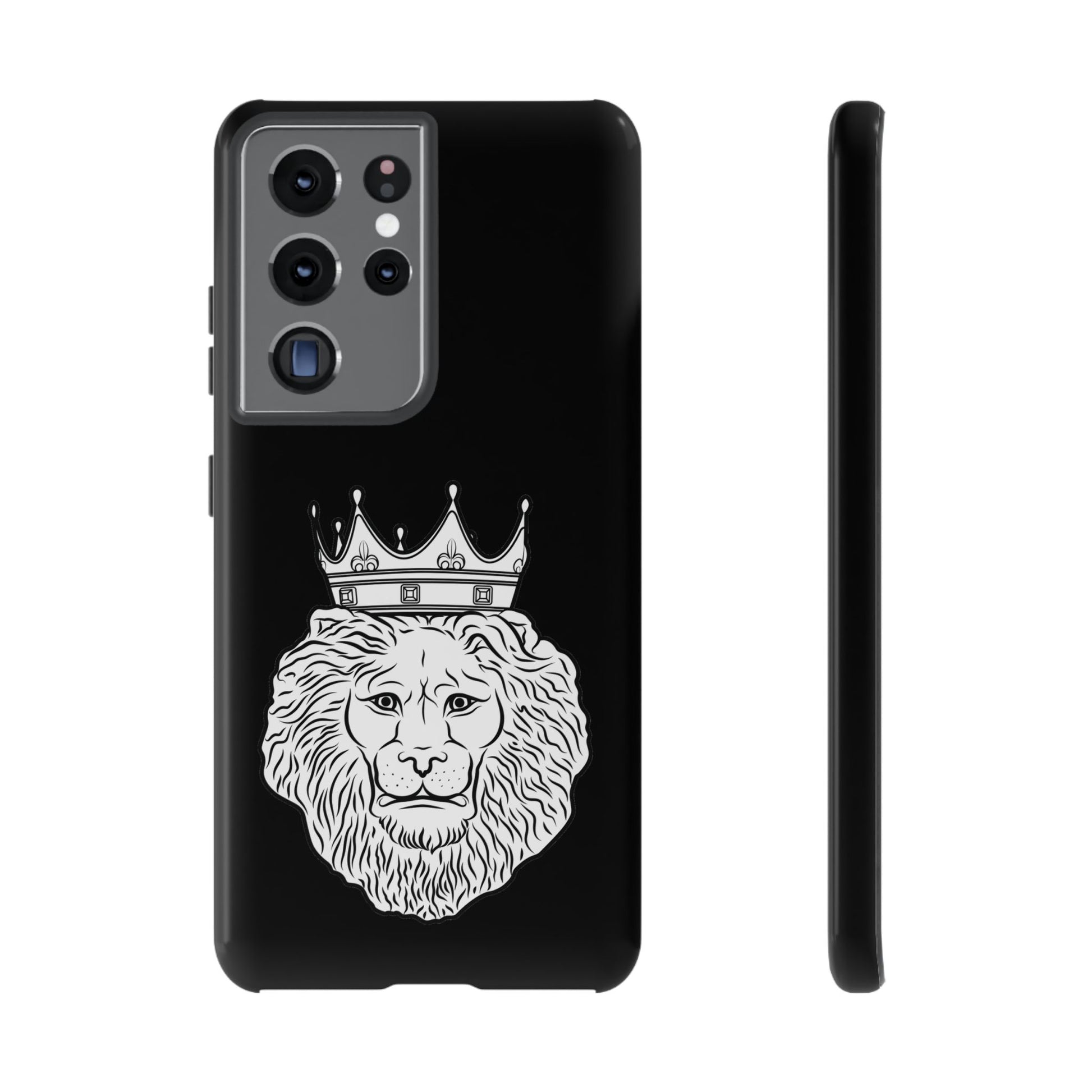 KING Black Christian Phone Case – The Original faithwear – front view
