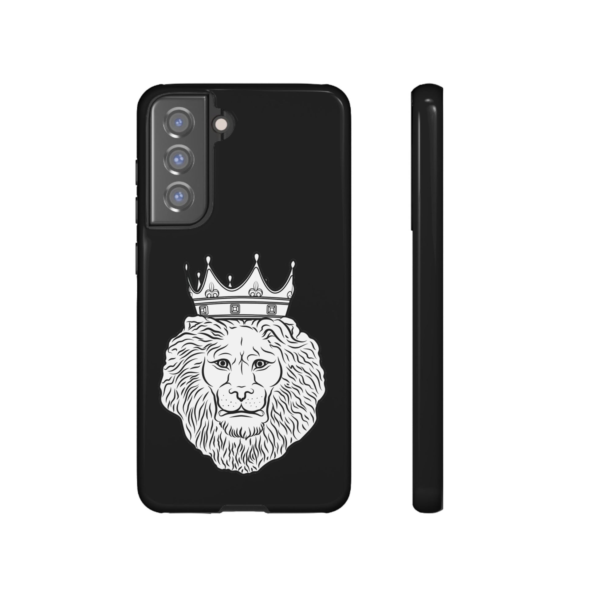KING Black Christian Phone Case – The Original faithwear – front view