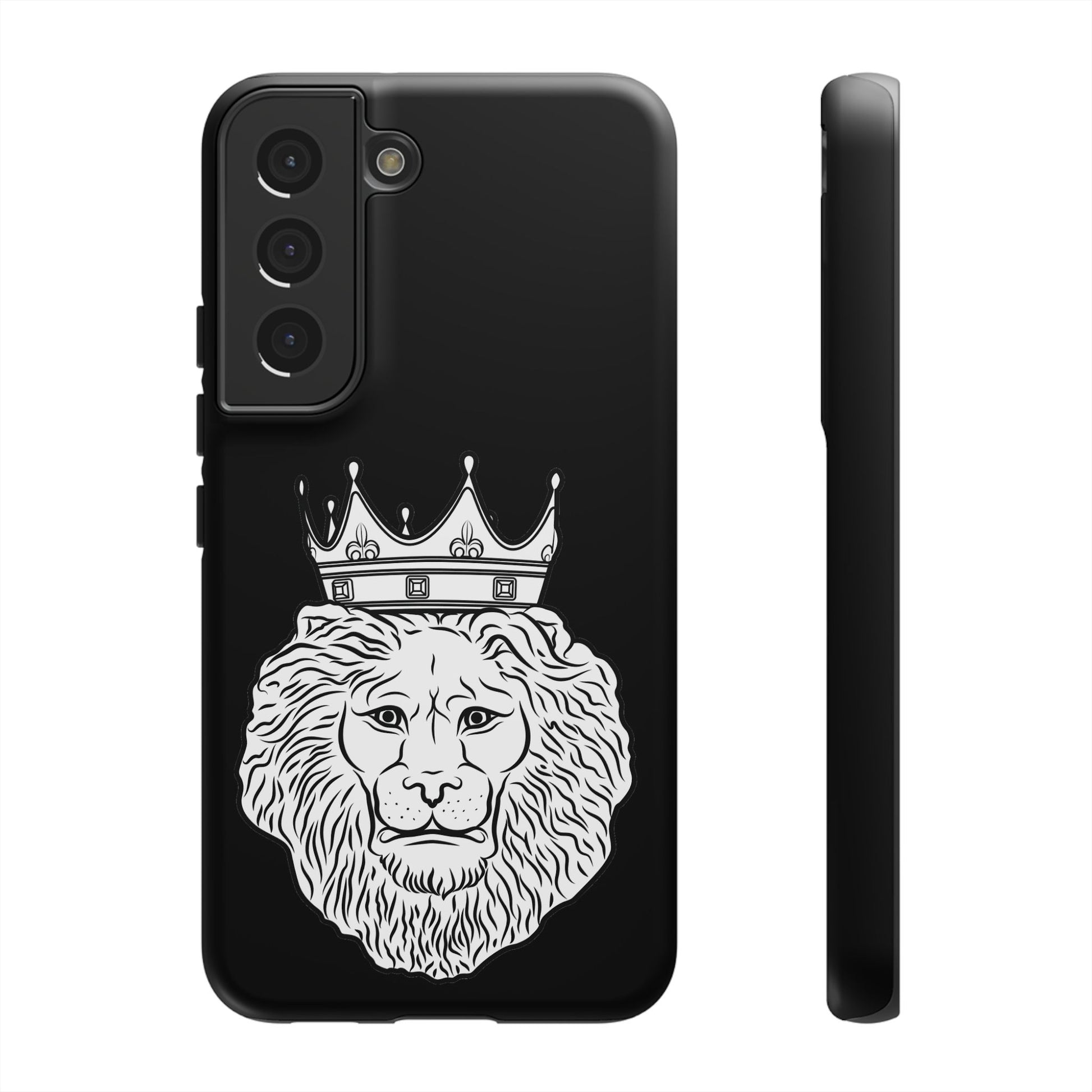 KING Black Christian Phone Case – The Original faithwear – front view