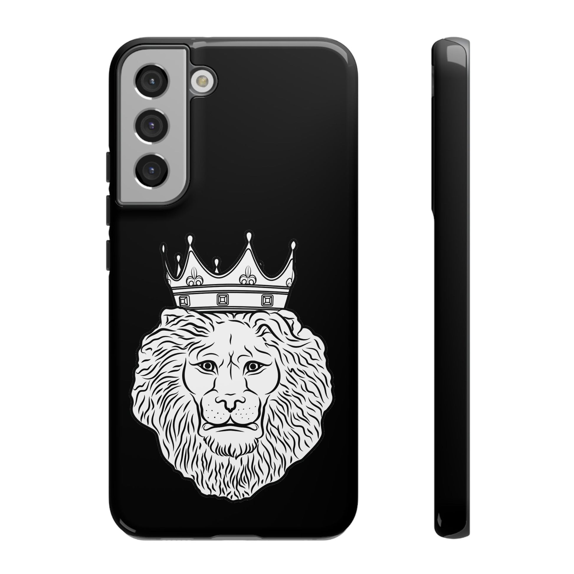 KING Black Christian Phone Case – The Original faithwear – front view