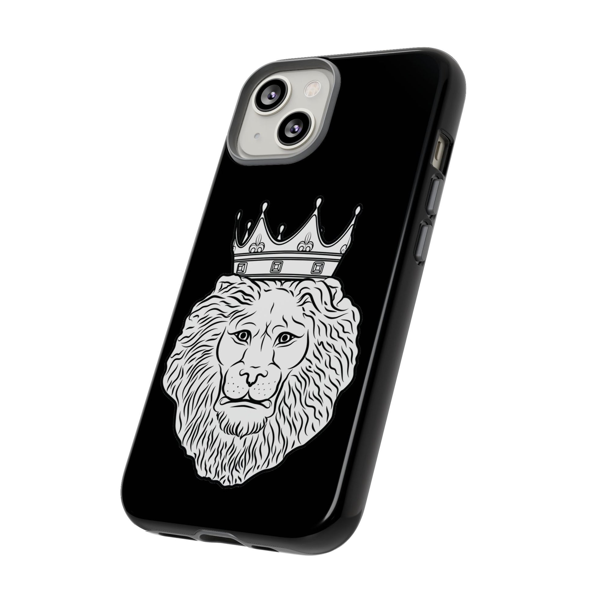 KING Black Christian Phone Case – The Original faithwear – front view