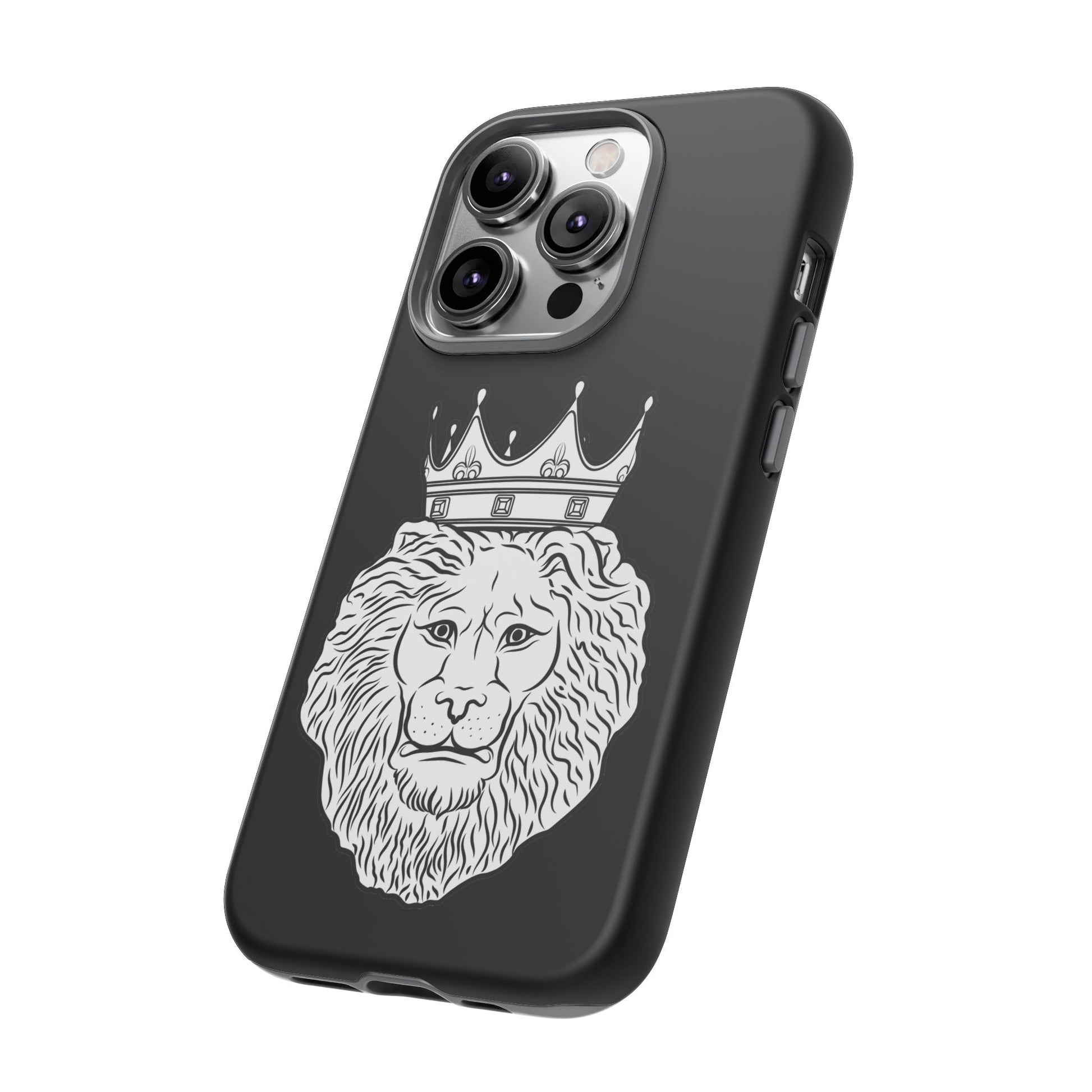 KING Black Christian Phone Case – The Original faithwear – front view