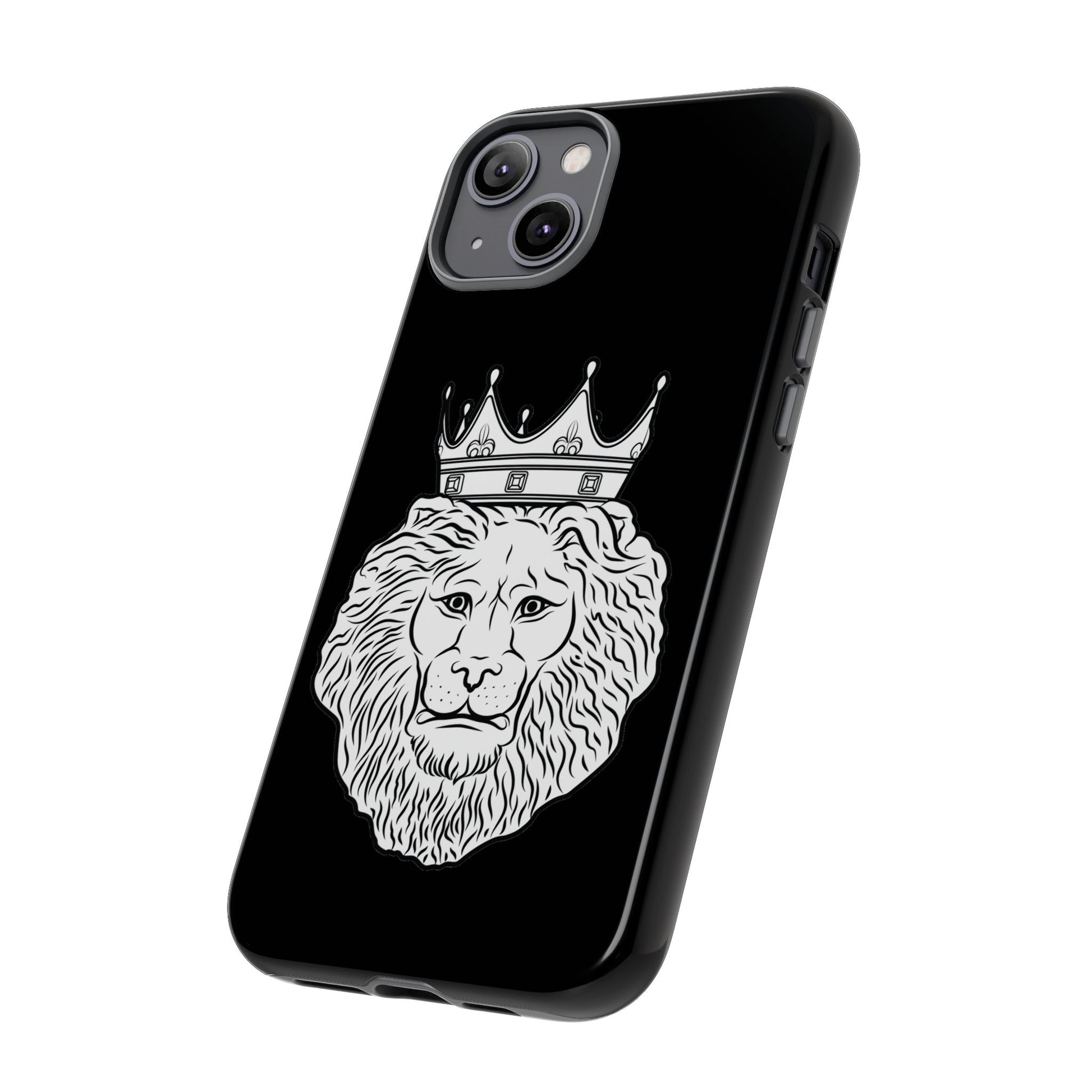 KING Black Christian Phone Case – The Original faithwear – front view